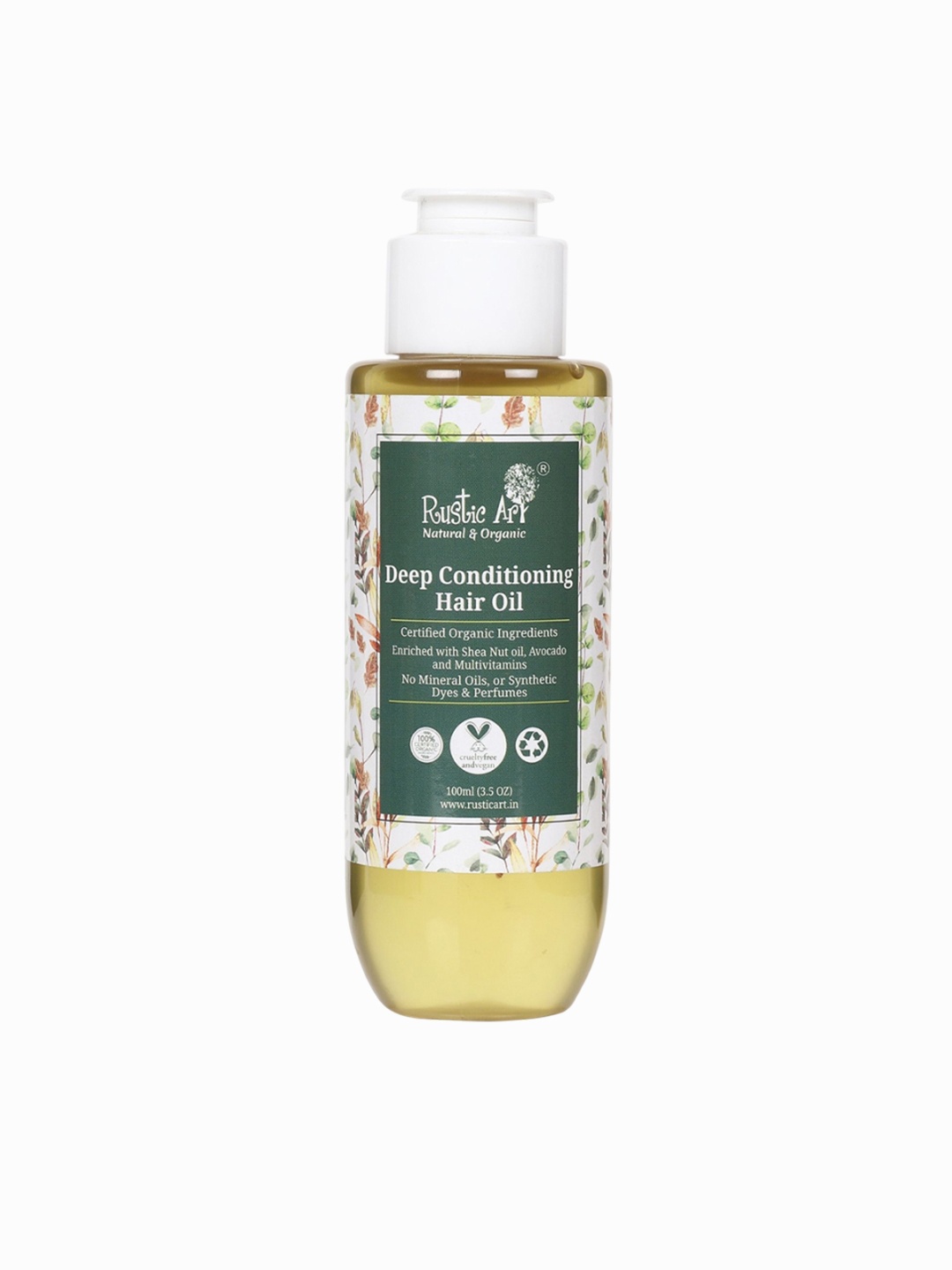 Rustic Art Deep Conditioning Hair Oil Enriched With Shea Nut & Avocado- 100 ml, Green
Rustic Art Deep Conditioning Hair Oil Enriched With Shea Nut & Avocado- 100 ml, Green