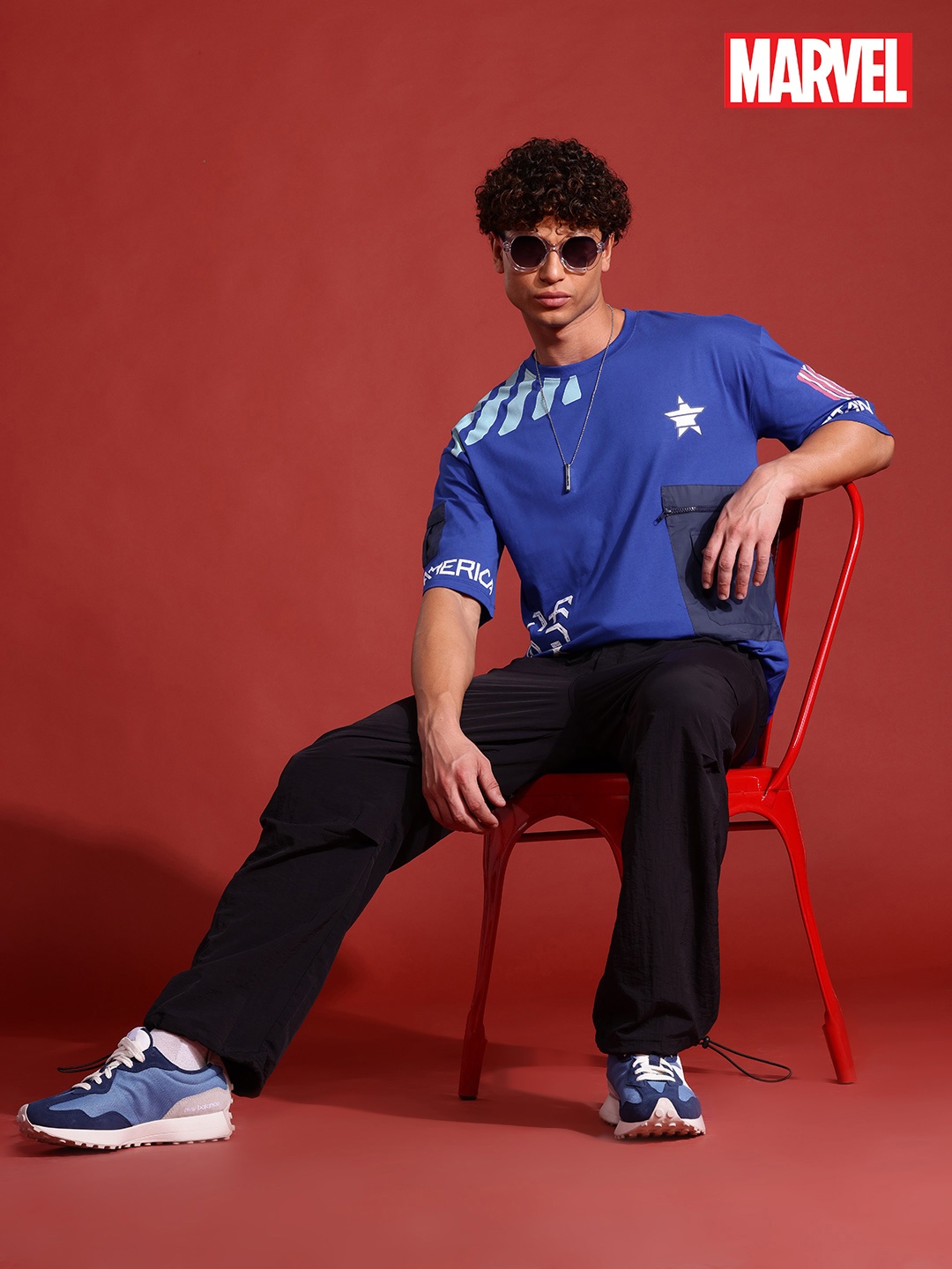 MARVEL STREET Cyber Punk Men Typography Printed Drop-Shoulder Sleeves Pure Cotton T-shirt, Blue
MARVEL STREET Cyber Punk Men Typography Printed Drop-Shoulder Sleeves Pure Cotton T-shirt, Blue