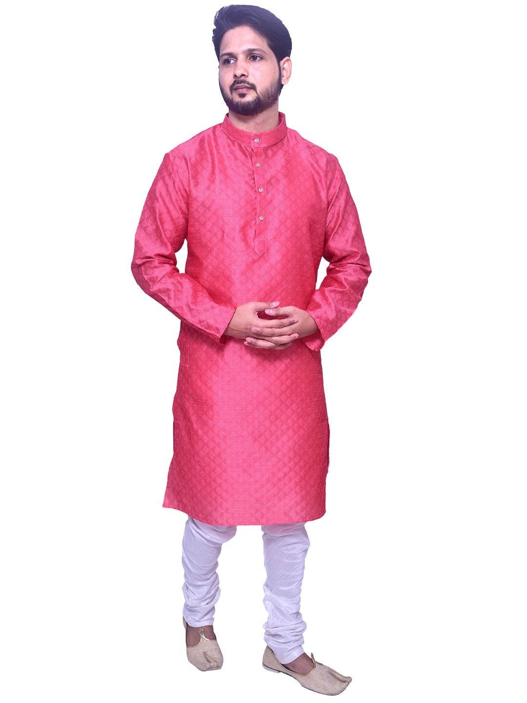 Om Shubh Mangalam Ethnic Motifs Printed With Mandarin Collar Straight Kurta With Churidar, Pink
Om Shubh Mangalam Ethnic Motifs Printed With Mandarin Collar Straight Kurta With Churidar, Pink