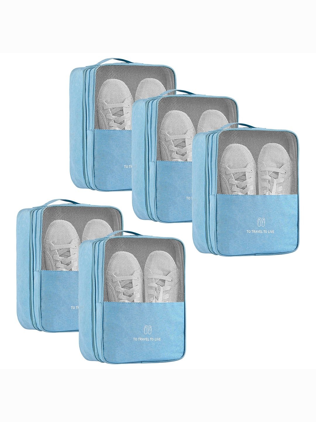 Kuber Industries Blue 5 Pieces Regular Travelling Shoes Bags Organisers with 3 Layer
Kuber Industries Blue 5 Pieces Regular Travelling Shoes Bags Organisers with 3 Layer