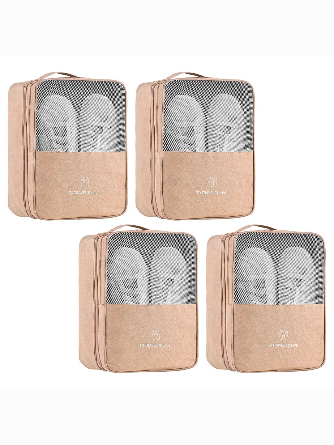 Kuber Industries Khaki 4 Pieces Regular Travelling Shoes Bags Organisers with 3 Layer
Kuber Industries Khaki 4 Pieces Regular Travelling Shoes Bags Organisers with 3 Layer
