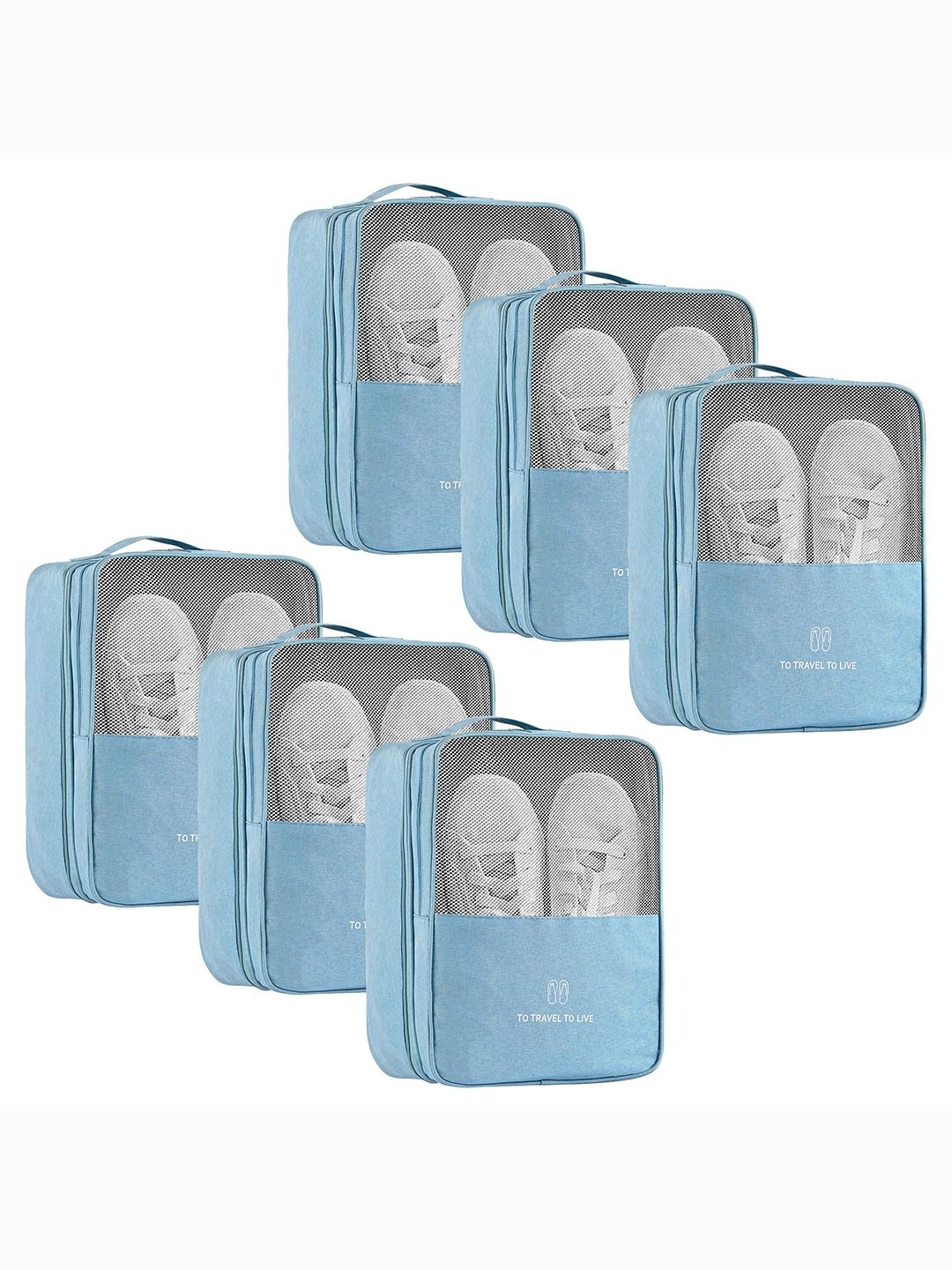 Kuber Industries Blue 6 Pieces Regular Travelling Shoes Bags Organisers with 3 Layer
Kuber Industries Blue 6 Pieces Regular Travelling Shoes Bags Organisers with 3 Layer