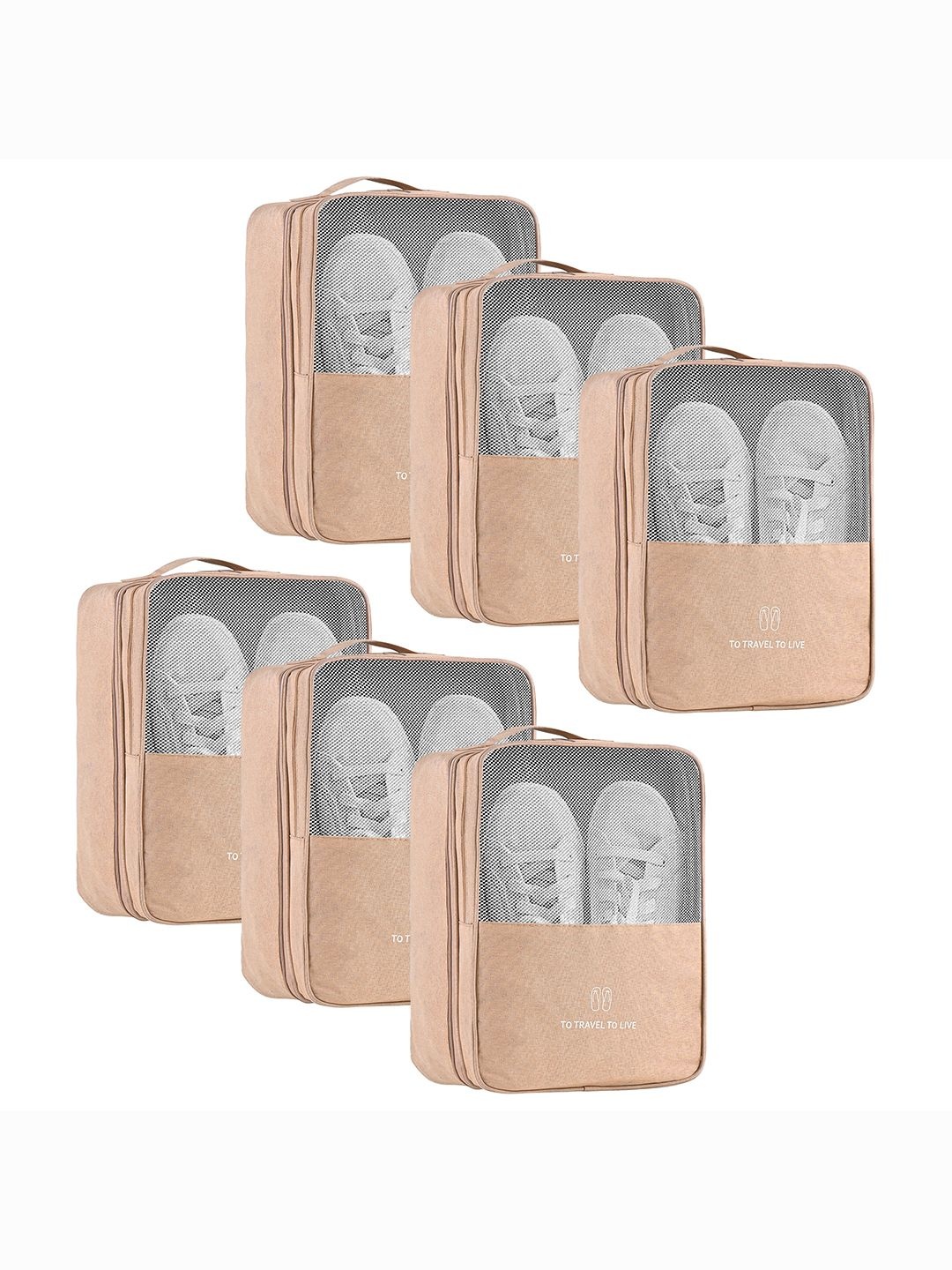 Kuber Industries Khaki 6 Pieces Regular Travelling Shoes Bags Organiser With 3 Layer
Kuber Industries Khaki 6 Pieces Regular Travelling Shoes Bags Organiser With 3 Layer