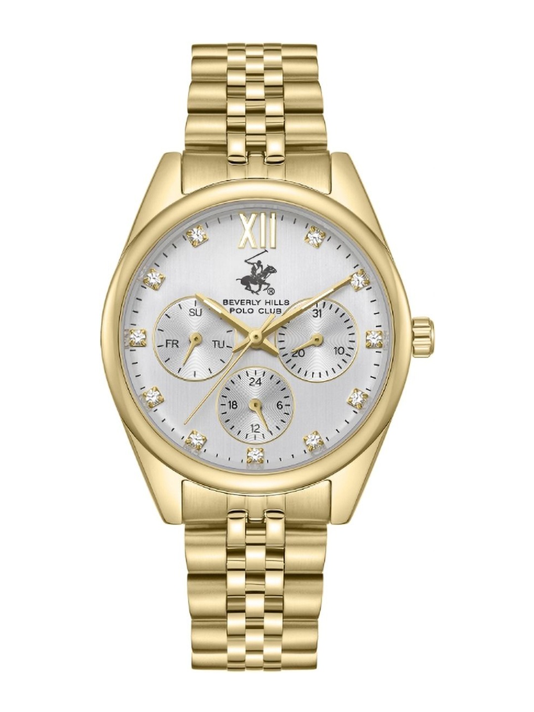 Beverly Hills Polo Club Women Bracelet Straps Analogue Multi Function Watch BP3672Y.130, Gold
Beverly Hills Polo Club Women Bracelet Straps Analogue Multi Function Watch BP3672Y.130, Gold