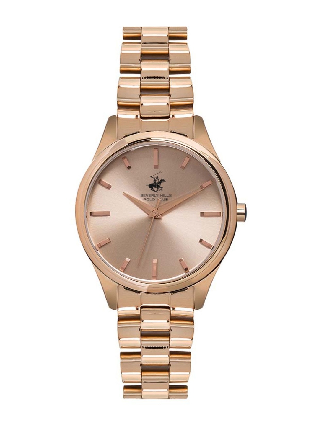 Beverly Hills Polo Club Women Embellished Dial & Bracelet Style Analogue Watch BP1321Y.410, Rose gold
Beverly Hills Polo Club Women Embellished Dial & Bracelet Style Analogue Watch BP1321Y.410, Rose gold