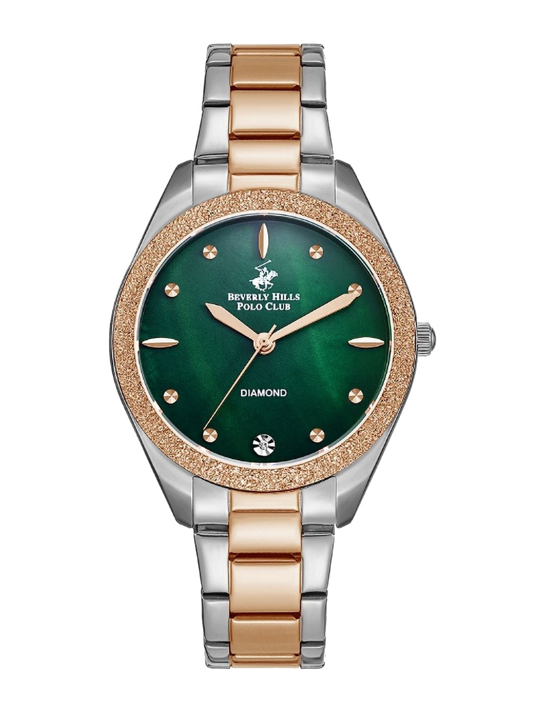 Beverly Hills Polo Club Women Embellished Bracelet Style Straps Analogue Watch BP5043Y.570, Rose gold
Beverly Hills Polo Club Women Embellished Bracelet Style Straps Analogue Watch BP5043Y.570, Rose gold