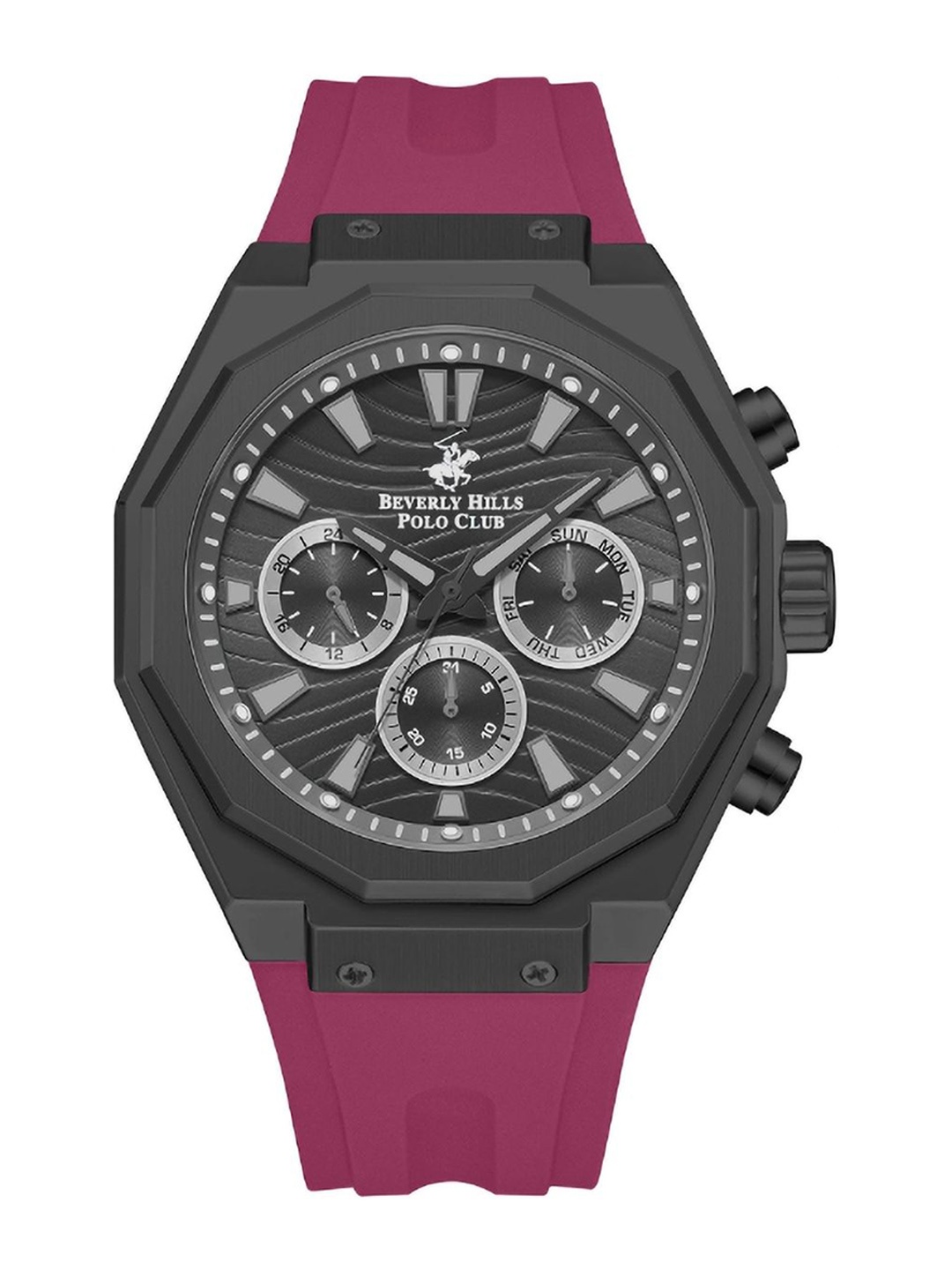 Beverly Hills Polo Club Men Dial & Straps Analogue Multi Function Watch BP5010Y.068, Black
Beverly Hills Polo Club Men Dial & Straps Analogue Multi Function Watch BP5010Y.068, Black