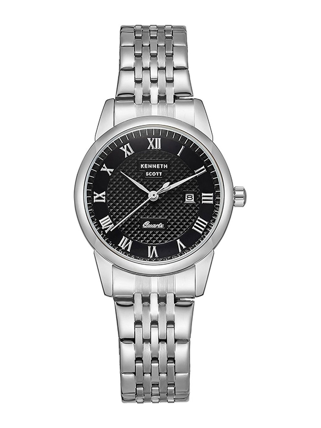 KENNETH SCOTT Women Dial & Stainless Steel Bracelet Style Straps Analogue WatchK23530-SBSB, Silver
KENNETH SCOTT Women Dial & Stainless Steel Bracelet Style Straps Analogue WatchK23530-SBSB, Silver