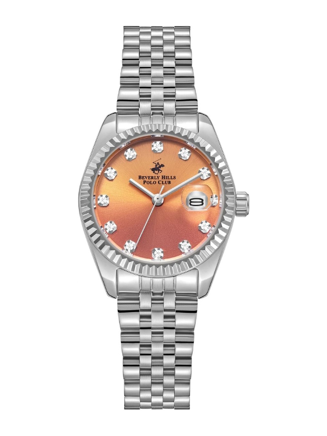 Beverly Hills Polo Club Women Embellished Dial & Bracelet Style Analogue Watch BP5037Y.380, Orange
Beverly Hills Polo Club Women Embellished Dial & Bracelet Style Analogue Watch BP5037Y.380, Orange