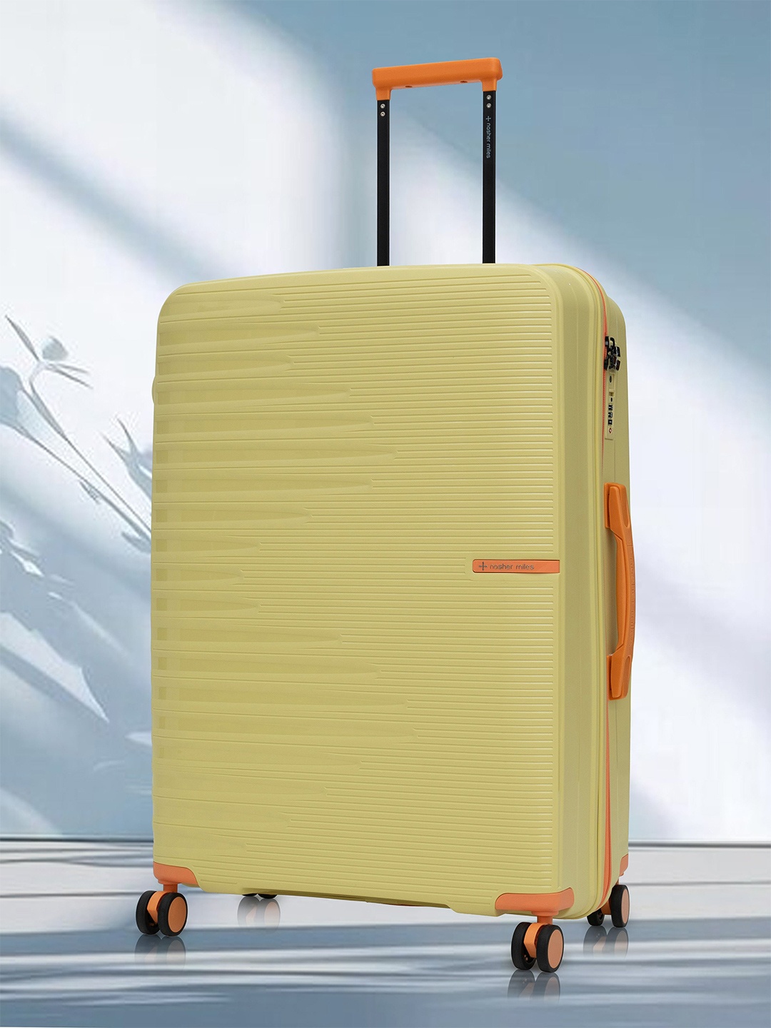 Nasher Miles Havelock Polypropylene TSA Lock Large Cream Trolley Bag - 28 Inch (75 cm)
Nasher Miles Havelock Polypropylene TSA Lock Large Cream Trolley Bag - 28 Inch (75 cm)