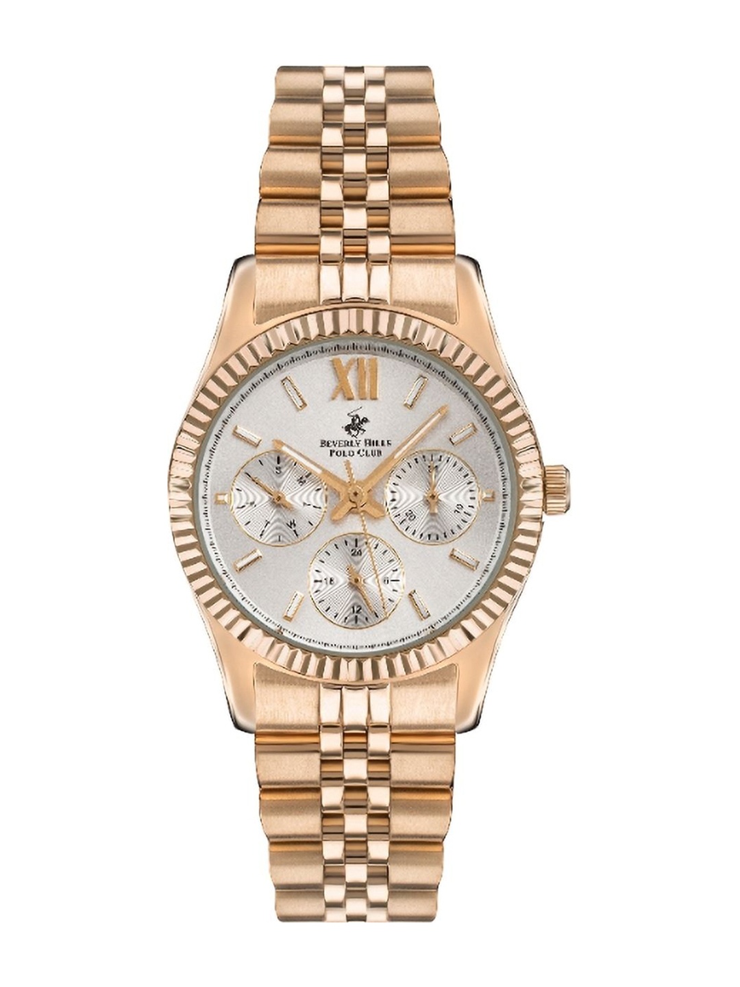 Beverly Hills Polo Club Women Dial & Bracelet Straps Multi Function WatchBP3169C.430, Silver
Beverly Hills Polo Club Women Dial & Bracelet Straps Multi Function WatchBP3169C.430, Silver