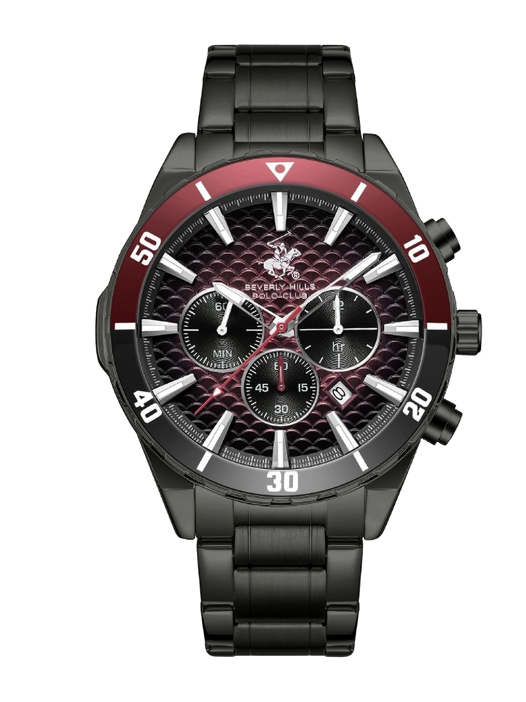 Beverly Hills Polo Club Men Dial & Bracelet Style Analogue Multi Function WatchBP3691Y.681, Red
Beverly Hills Polo Club Men Dial & Bracelet Style Analogue Multi Function WatchBP3691Y.681, Red
