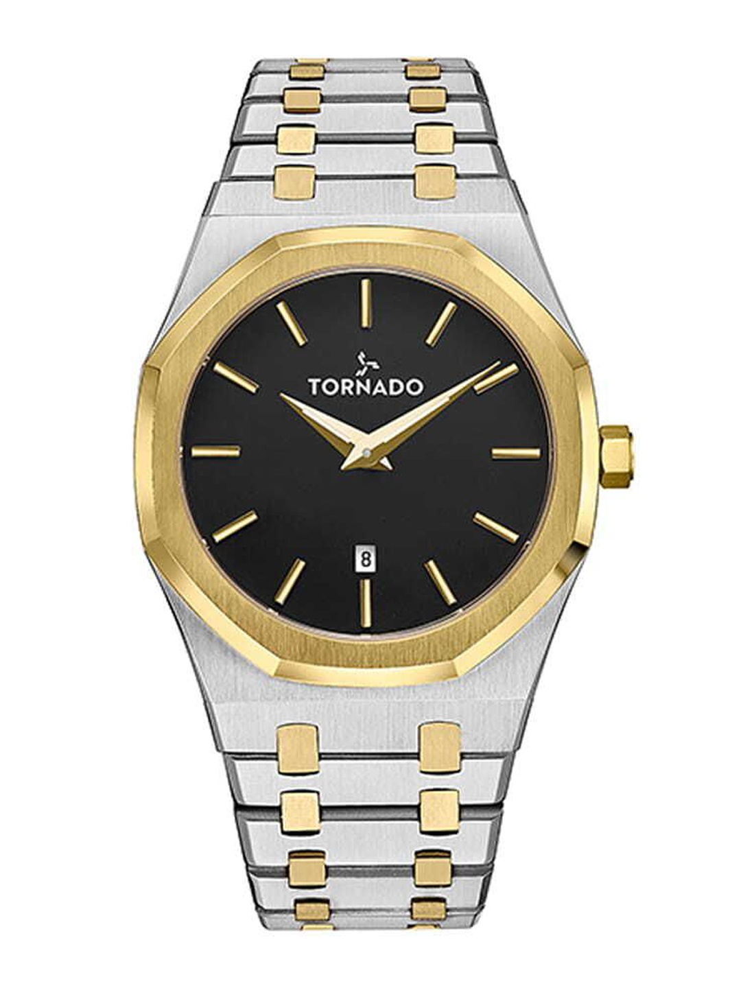 TORNADO Men Dial & Stainless Steel Bracelet Style Straps Analogue Watch T9009-TBTB, Black
TORNADO Men Dial & Stainless Steel Bracelet Style Straps Analogue Watch T9009-TBTB, Black