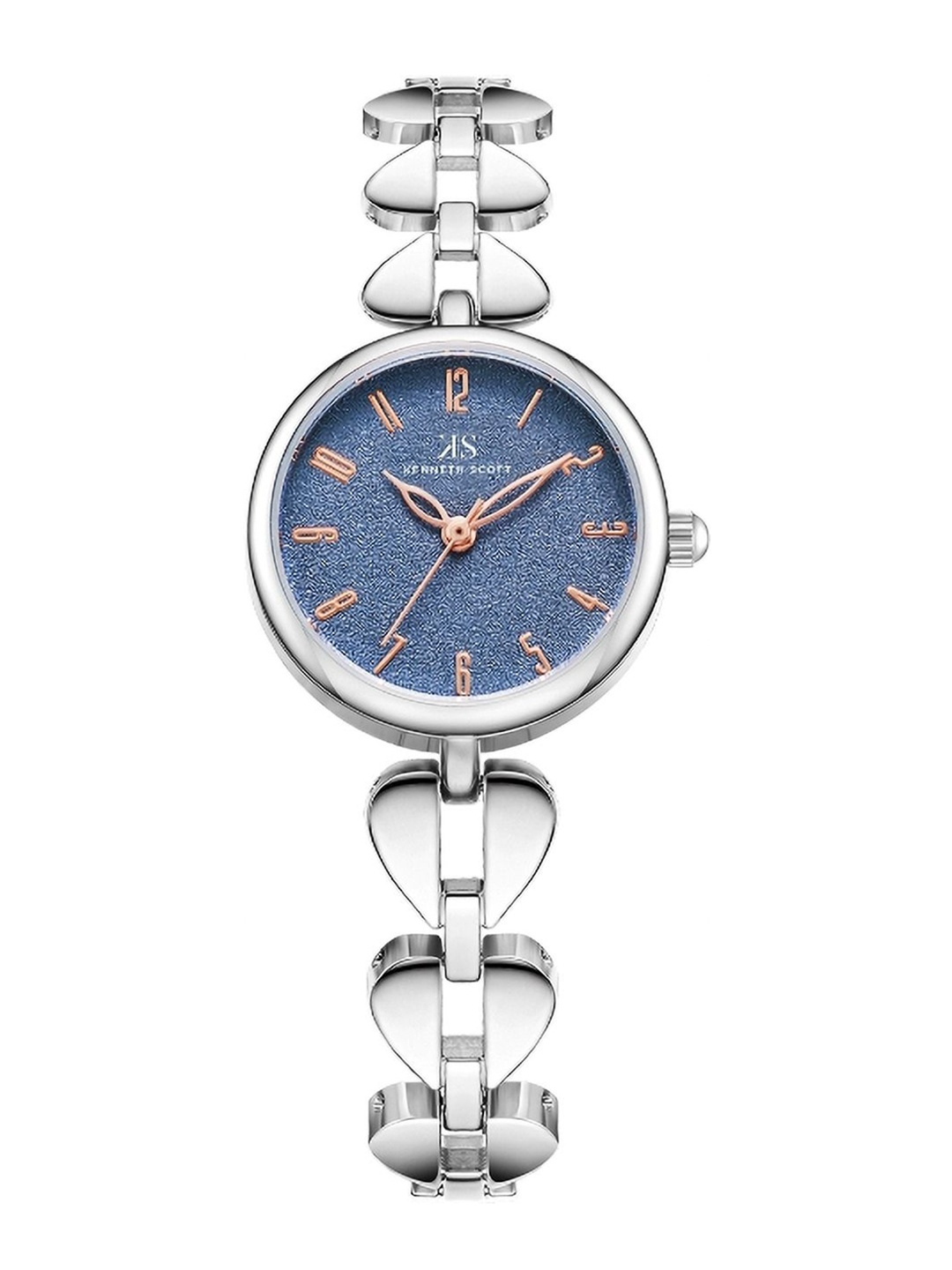 KENNETH SCOTT Women Embellished Dial & Bracelet Style Straps Analogue Watch K23504-SBSN, Silver
KENNETH SCOTT Women Embellished Dial & Bracelet Style Straps Analogue Watch K23504-SBSN, Silver