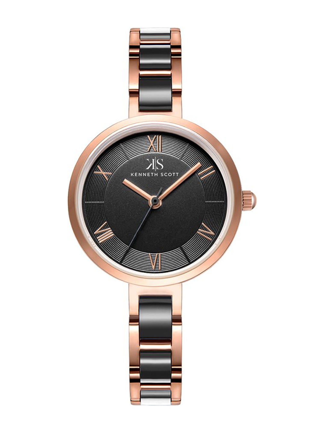 KENNETH SCOTT Women Dial & Bracelet Style Straps Analogue Watch K22521-KCBB, Rose gold
KENNETH SCOTT Women Dial & Bracelet Style Straps Analogue Watch K22521-KCBB, Rose gold