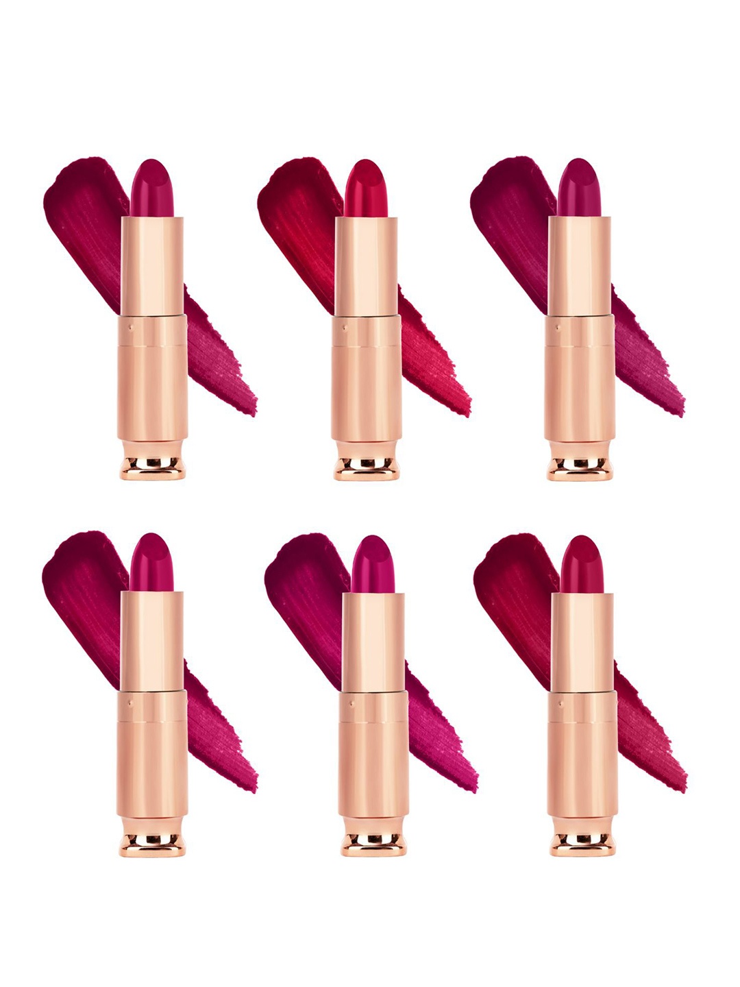 krayons Set Of 6 Long Lasting Matte Lipsticks For Hydrating & Moisturizing - 3.5 g Each, Pink
krayons Set Of 6 Long Lasting Matte Lipsticks For Hydrating & Moisturizing - 3.5 g Each, Pink