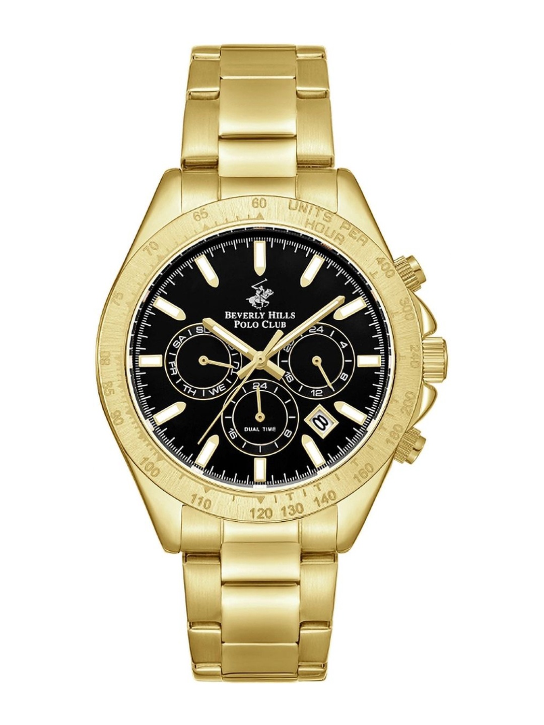 Beverly Hills Polo Club Men Round Embellished Analogue Multi Function Watch BP5019Y.150, Black
Beverly Hills Polo Club Men Round Embellished Analogue Multi Function Watch BP5019Y.150, Black