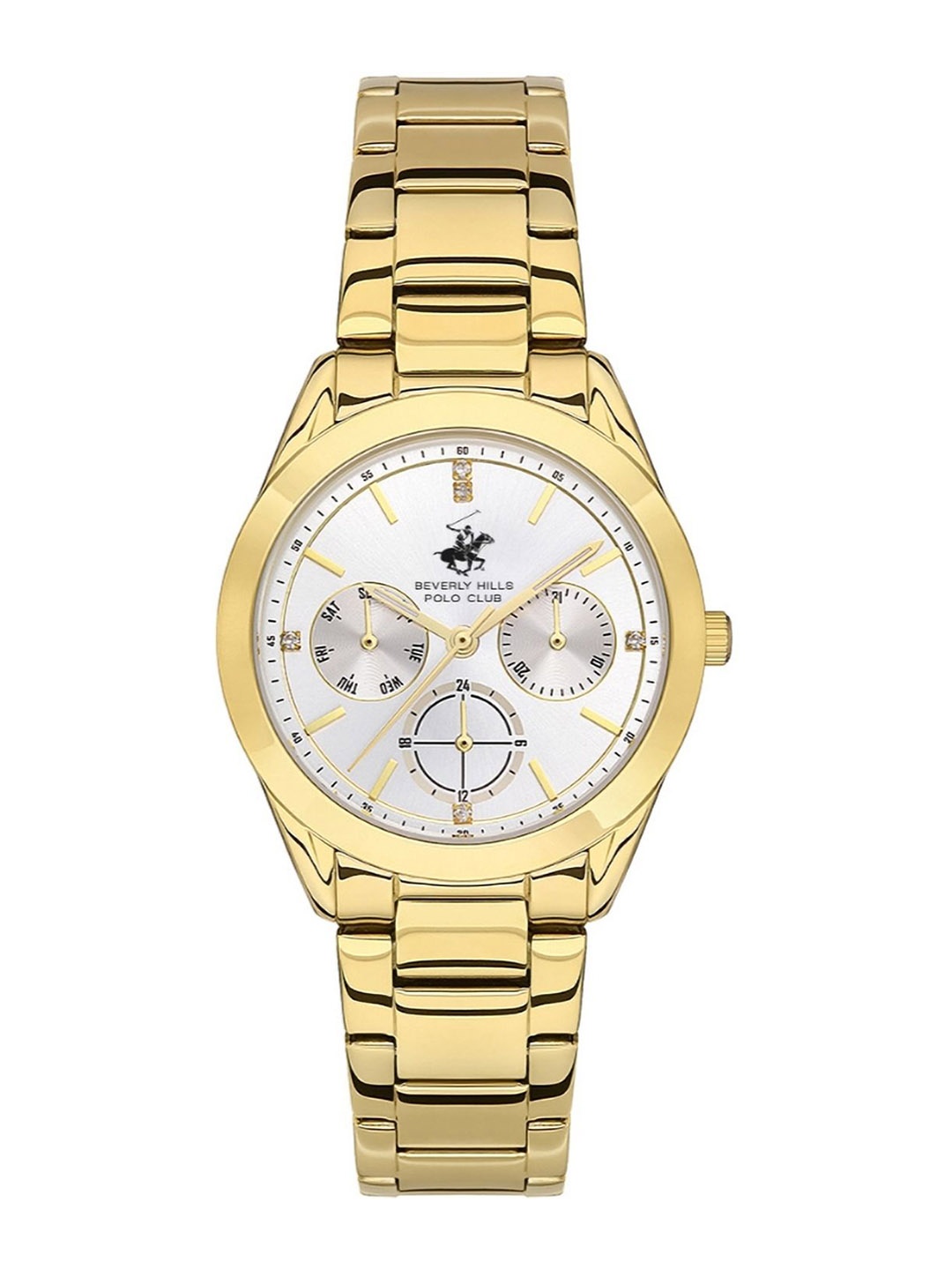 Beverly Hills Polo Club Women Embellished Bracelet Style Analogue Watch BP3603Y.130-Gold, Silver
Beverly Hills Polo Club Women Embellished Bracelet Style Analogue Watch BP3603Y.130-Gold, Silver