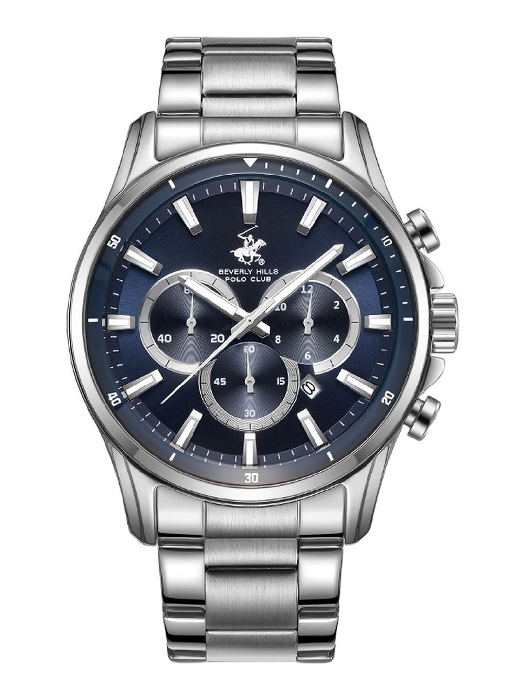 Beverly Hills Polo Club Men Bracelet Style Straps Analogue Chronograph Watch BP3621Y.391, Blue
Beverly Hills Polo Club Men Bracelet Style Straps Analogue Chronograph Watch BP3621Y.391, Blue