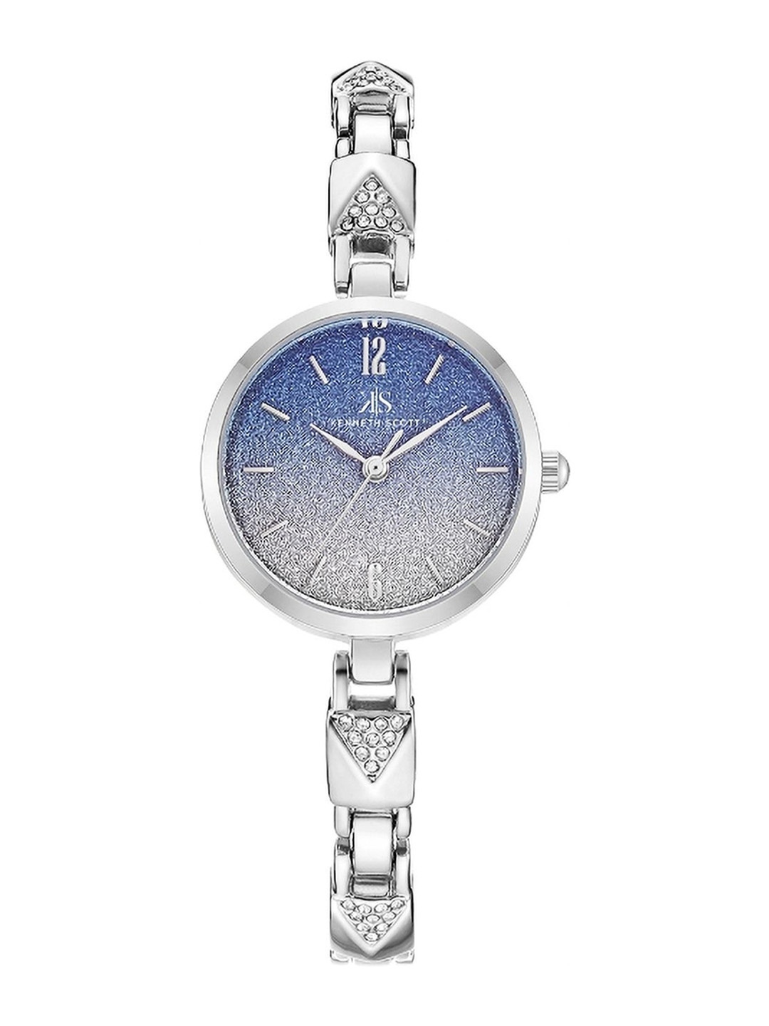 KENNETH SCOTT Women Embellished Dial & Stainless Steel Straps Analogue Watch K23507-SBSL, Silver
KENNETH SCOTT Women Embellished Dial & Stainless Steel Straps Analogue Watch K23507-SBSL, Silver