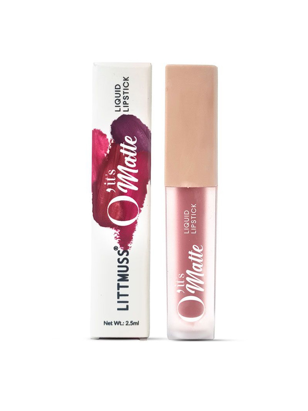 LITTMUSS O' It's Matte Waterproof Long Lasting Liquid Lipstick 2.5 ml - Caramel 01, Nude
LITTMUSS O' It's Matte Waterproof Long Lasting Liquid Lipstick 2.5 ml - Caramel 01, Nude