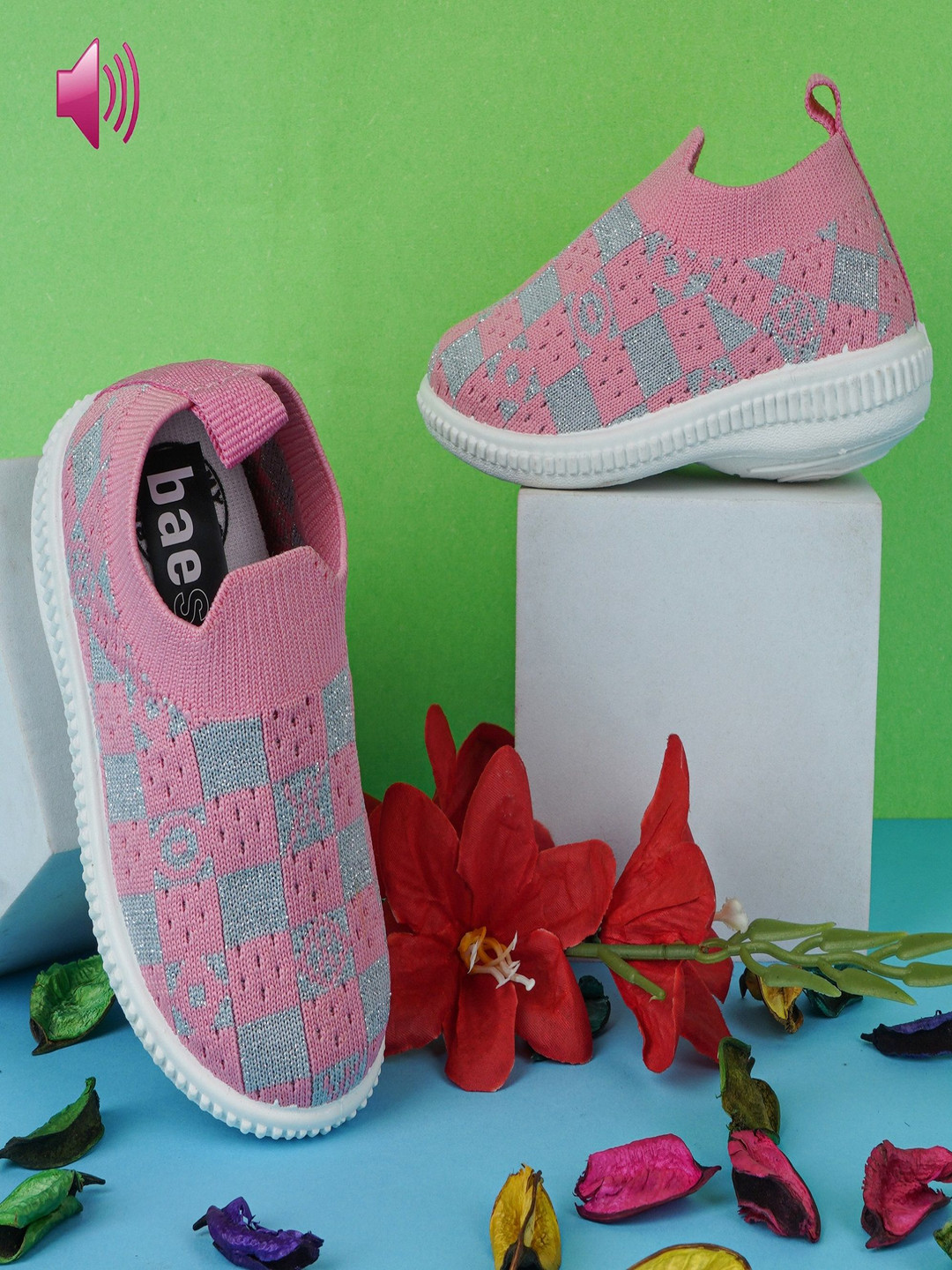 BAESD Unisex Kids Colourblocked Slip-On Sneakers, Pink
BAESD Unisex Kids Colourblocked Slip-On Sneakers, Pink