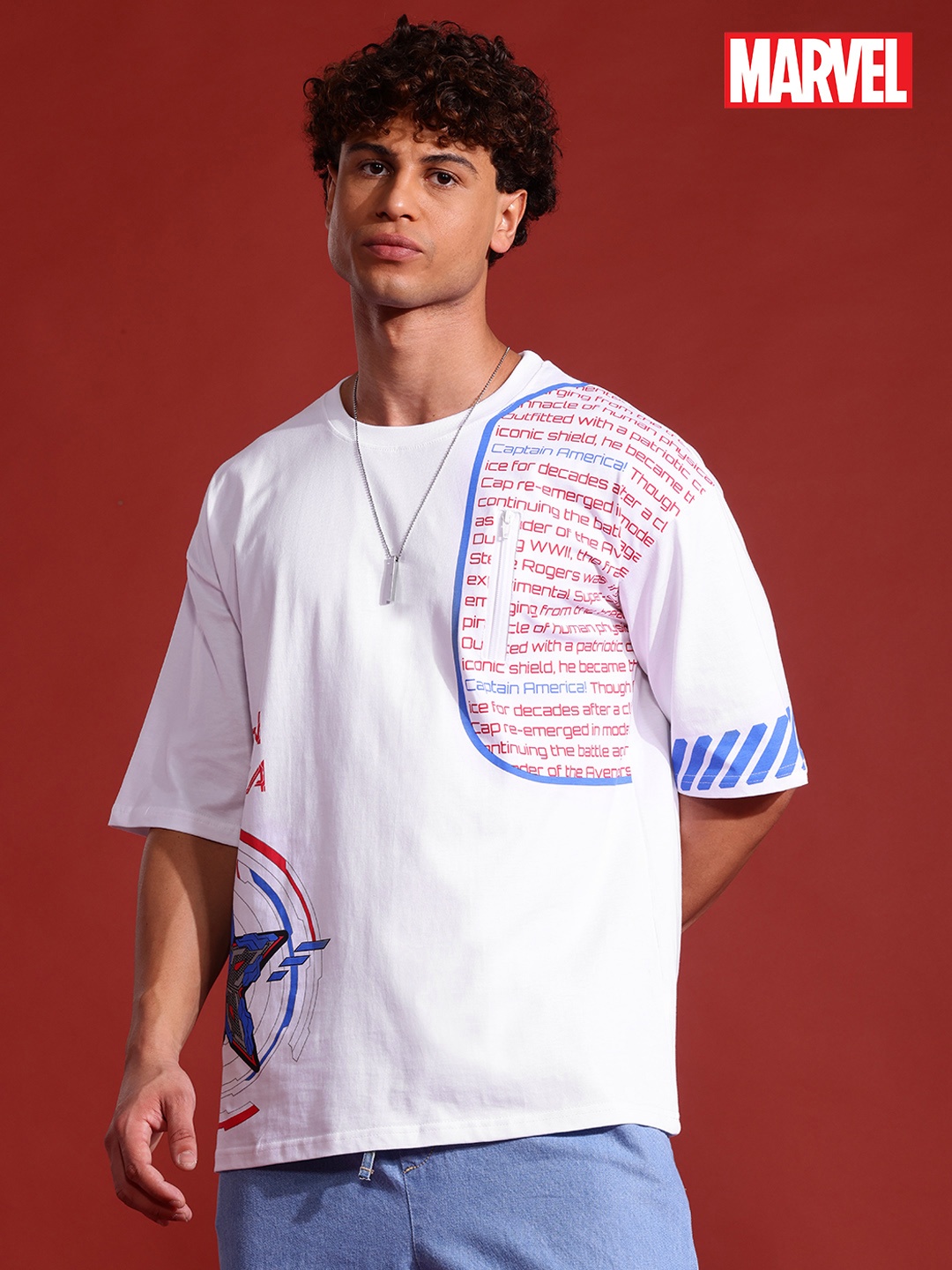MARVEL STREET Cyber Punk Men Typography Printed Drop-Shoulder Sleeves Pure Cotton T-shirt, White
MARVEL STREET Cyber Punk Men Typography Printed Drop-Shoulder Sleeves Pure Cotton T-shirt, White