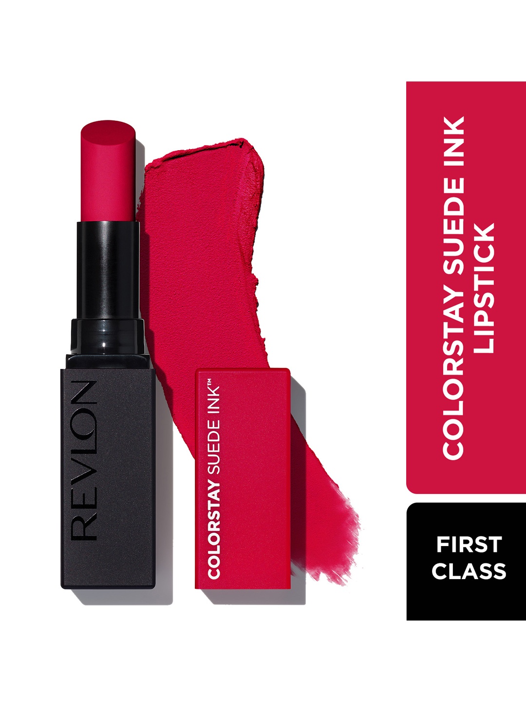Revlon Colorstay Suede Ink Non-Transfer Matte Lipstick with Vitamin E - First Class, Pink
Revlon Colorstay Suede Ink Non-Transfer Matte Lipstick with Vitamin E - First Class, Pink