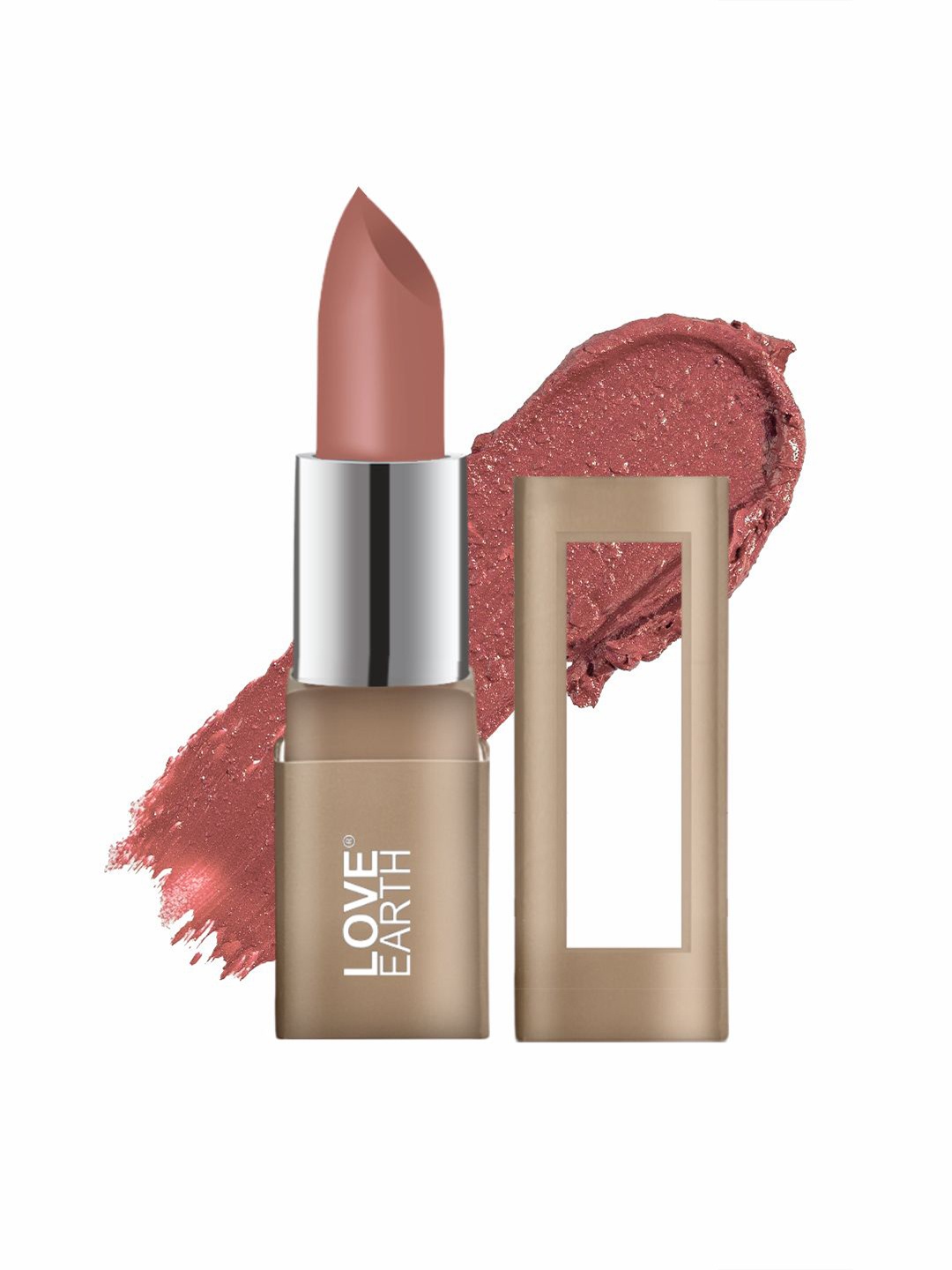 LOVE EARTH Satin Matte Lipstick Enriched With Almond Oil & Vitamin E- 3.5 g- Maple Syrup, Brown
LOVE EARTH Satin Matte Lipstick Enriched With Almond Oil & Vitamin E- 3.5 g- Maple Syrup, Brown