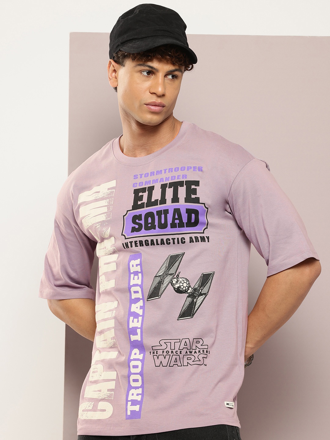Kook N Keech Star Wars Drop Shoulder Sleeves Pure Cotton Printed T-Shirt, Lavender
Kook N Keech Star Wars Drop Shoulder Sleeves Pure Cotton Printed T-Shirt, Lavender
