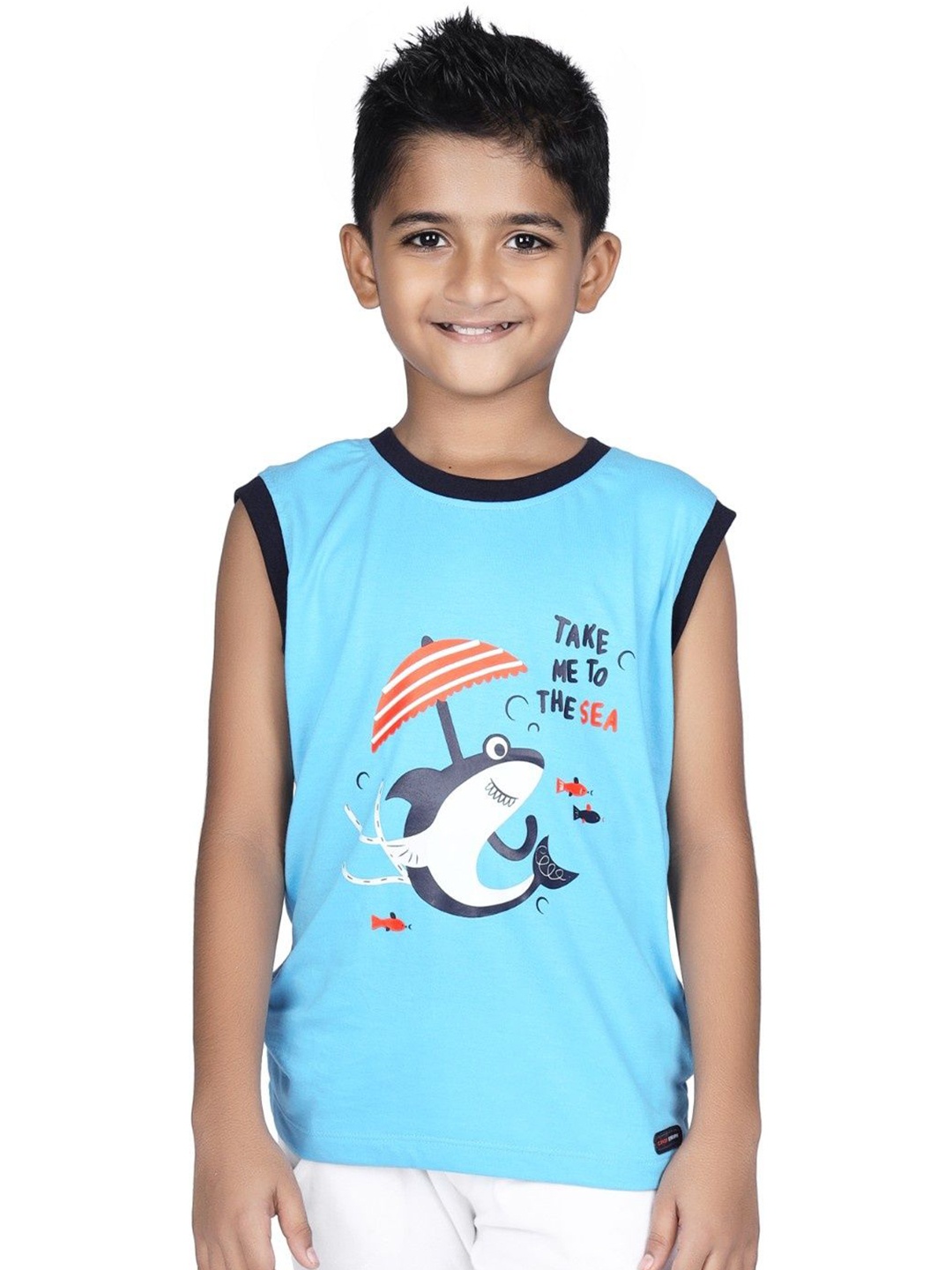CRAZYPENGUIN ELITE Boys Graphic Printed Round Neck Cotton T-shirt, Turquoise blue
CRAZYPENGUIN ELITE Boys Graphic Printed Round Neck Cotton T-shirt, Turquoise blue