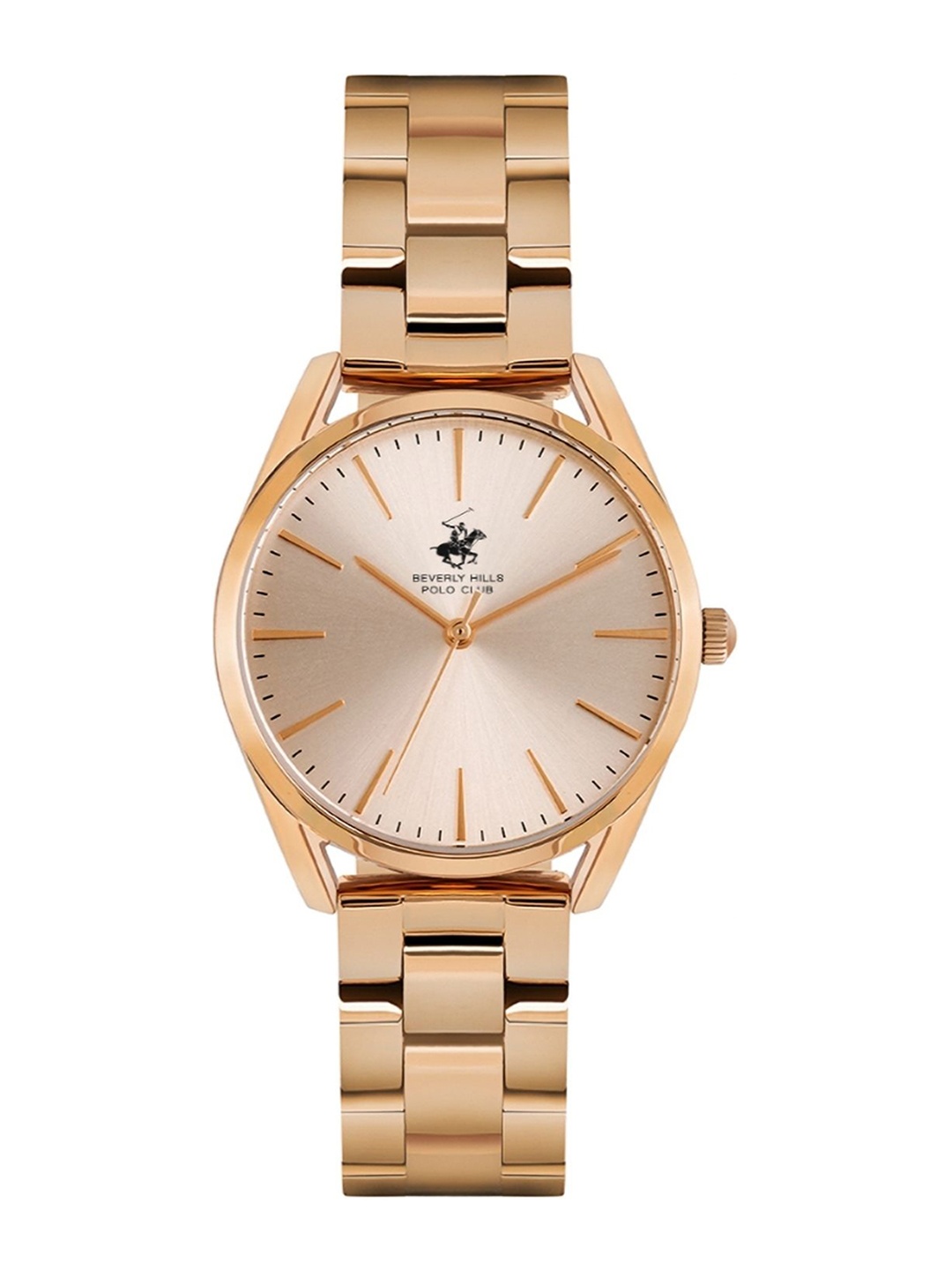 Beverly Hills Polo Club Women Dial & Bracelet Style Straps Analogue Watch BP1307Y.410, Rose gold
Beverly Hills Polo Club Women Dial & Bracelet Style Straps Analogue Watch BP1307Y.410, Rose gold