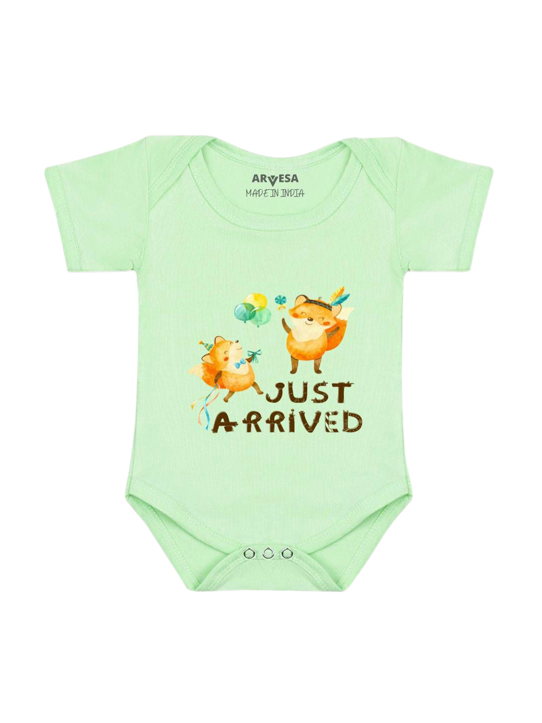 Arvesa Infants Printed Bodysuit, Green
Arvesa Infants Printed Bodysuit, Green