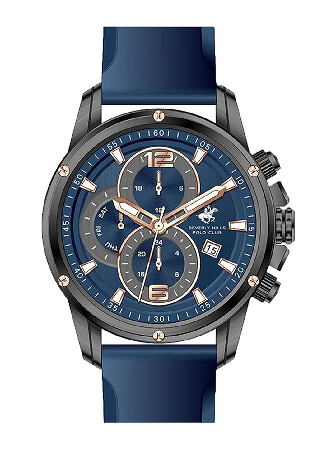 Beverly Hills Polo Club Men Patterned Dial & Straps Analogue Chronograph Watch BP3607Y.099, Blue
Beverly Hills Polo Club Men Patterned Dial & Straps Analogue Chronograph Watch BP3607Y.099, Blue