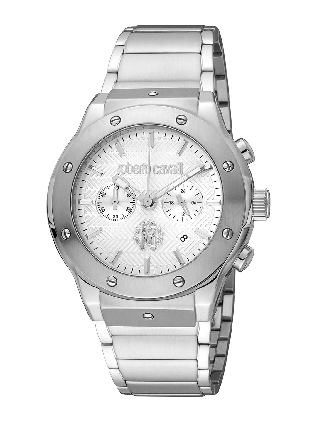 Roberto Cavalli Men Dial & Stainless Steel Straps Analogue Watch RC5G045M0045, Silver
Roberto Cavalli Men Dial & Stainless Steel Straps Analogue Watch RC5G045M0045, Silver