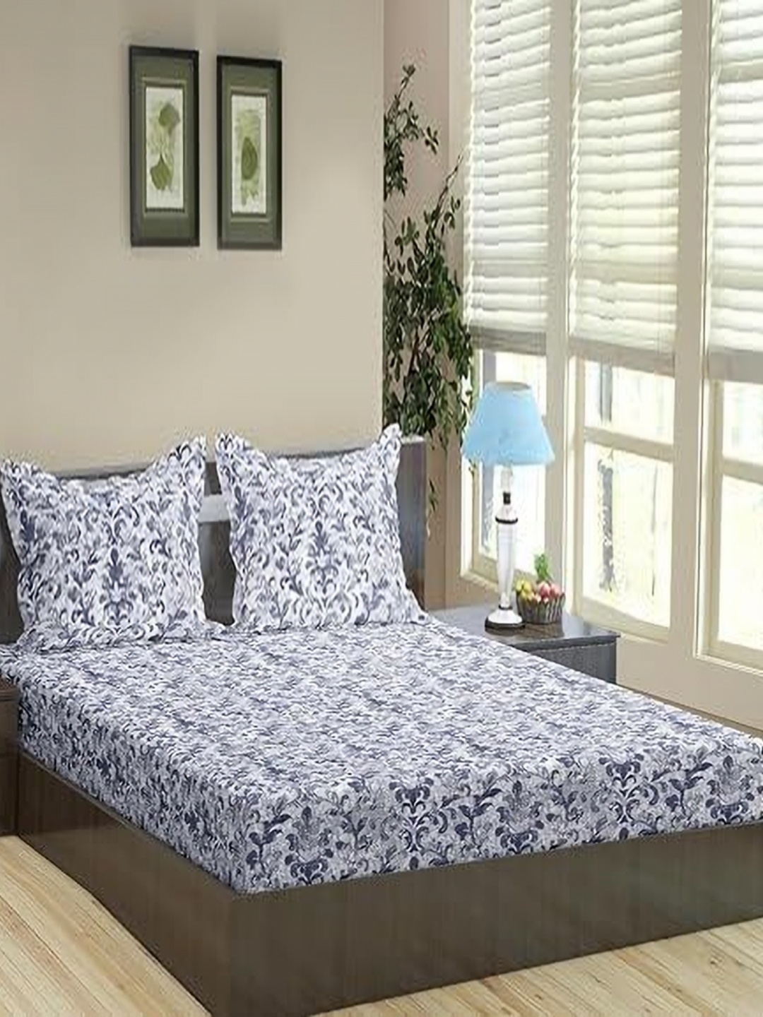 Trance Home Linen Blue & White Floral 180 TC Cotton Single Bedsheet with 1 Pillow Covers
Trance Home Linen Blue & White Floral 180 TC Cotton Single Bedsheet with 1 Pillow Covers