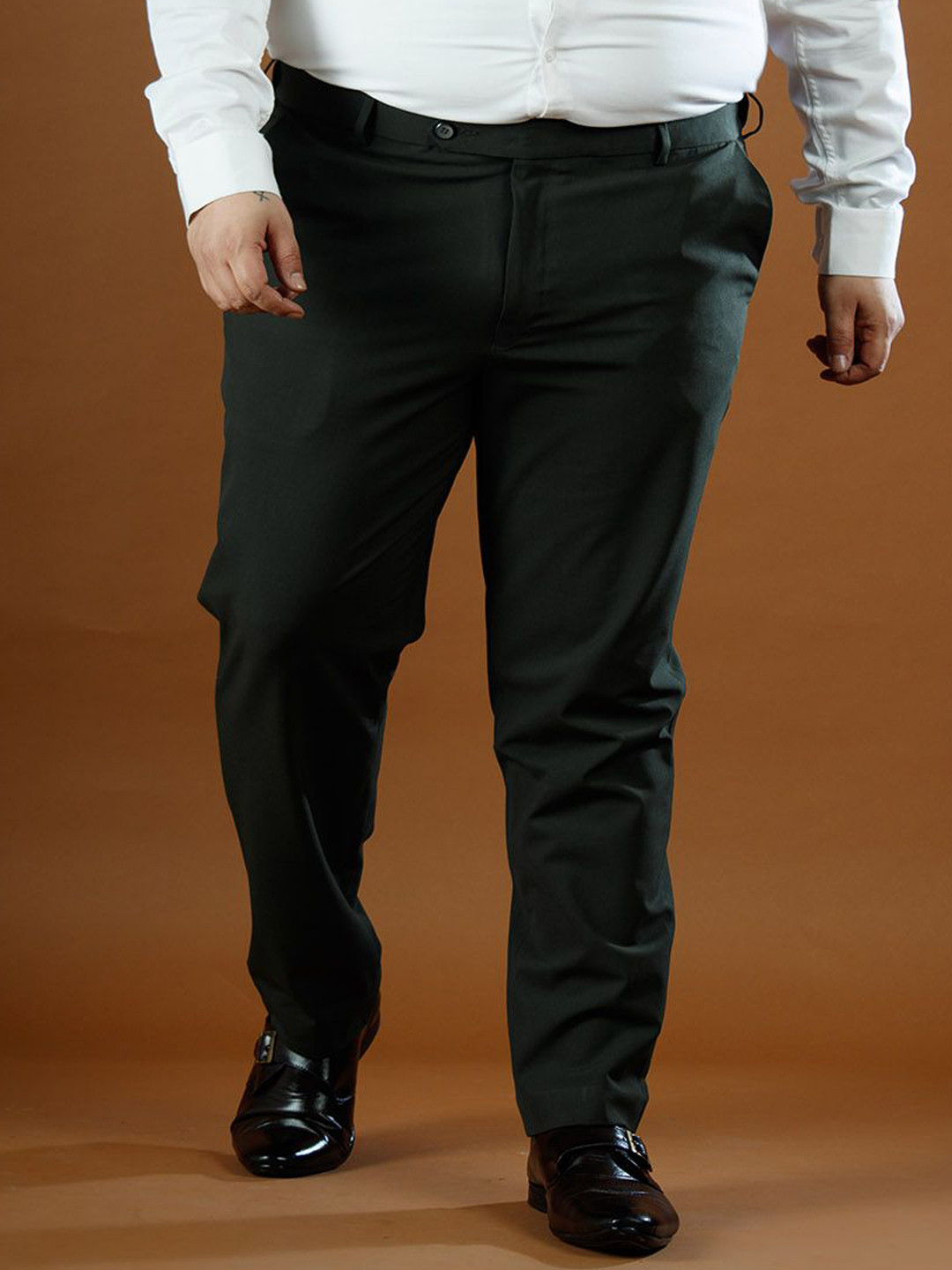 Muffynn Men Plus Size Relaxed Straight Leg Straight Fit Formal Trouser, Olive
Muffynn Men Plus Size Relaxed Straight Leg Straight Fit Formal Trouser, Olive