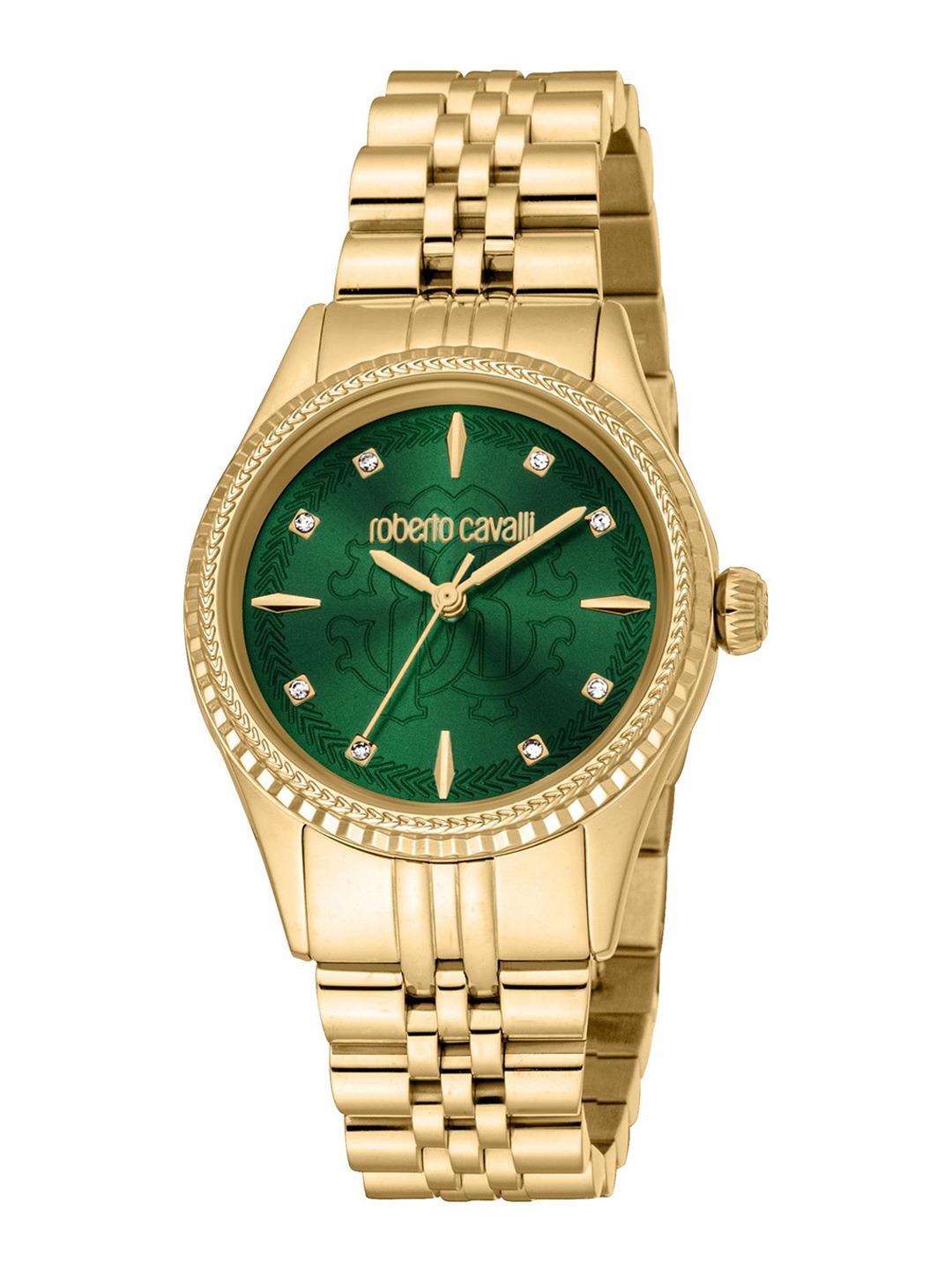 Roberto Cavalli Women Printed Dial & Stainless Steel Straps Analogue Watch RC5L024M1065, Gold
Roberto Cavalli Women Printed Dial & Stainless Steel Straps Analogue Watch RC5L024M1065, Gold
