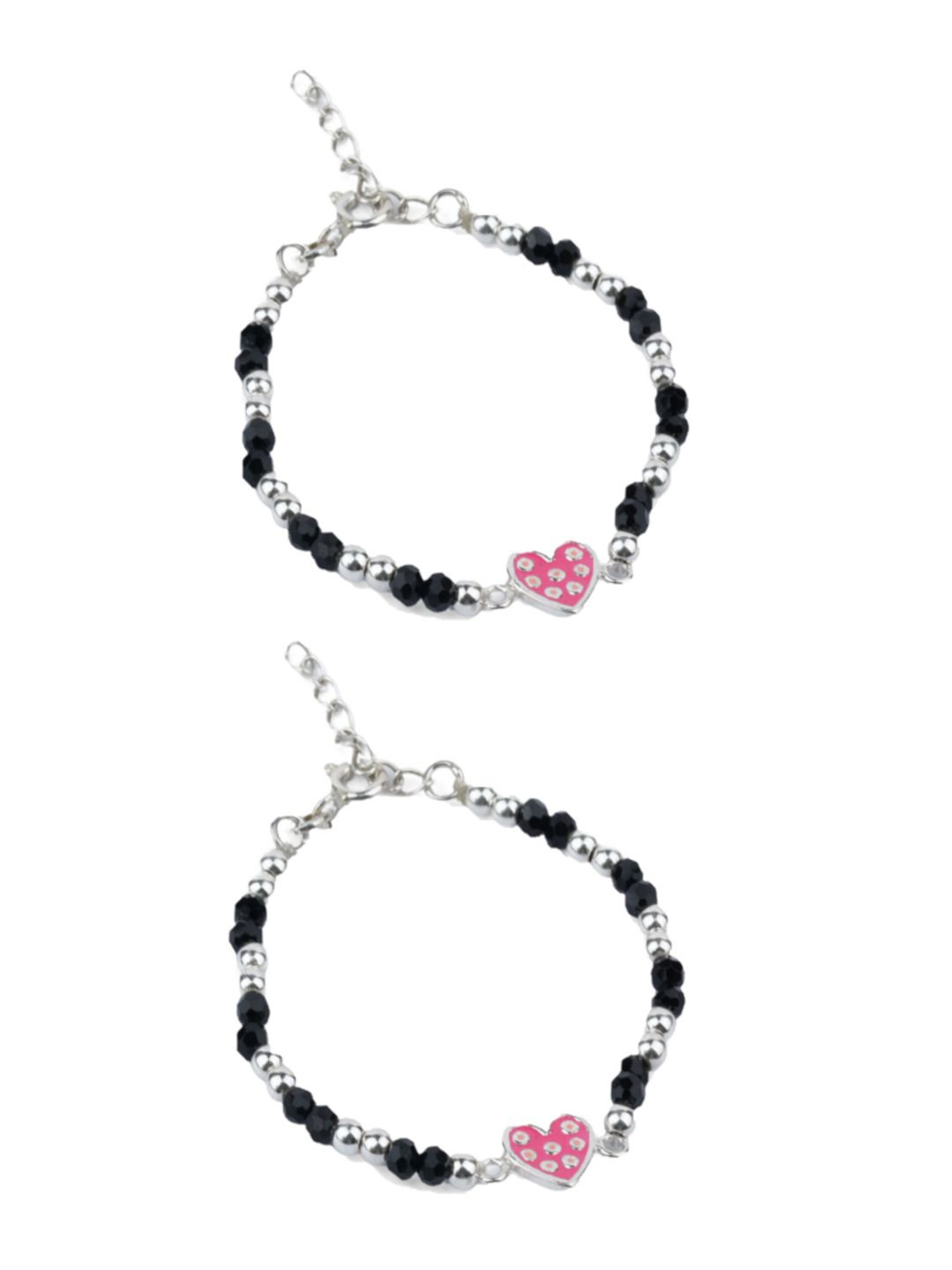 Paavni Kids Set of 2 Beaded 925 Sterling Silver Beaded Wraparound Nazariya Bracelets
Paavni Kids Set of 2 Beaded 925 Sterling Silver Beaded Wraparound Nazariya Bracelets