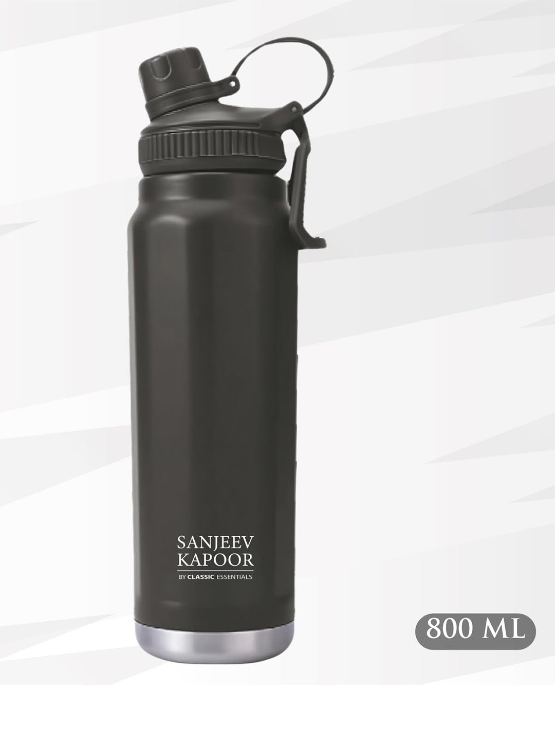 Classic Essentials Urban Stainless Steel Double Wall, Vacuum Insulated Water 800 ml Flask, Black
Classic Essentials Urban Stainless Steel Double Wall, Vacuum Insulated Water 800 ml Flask, Black