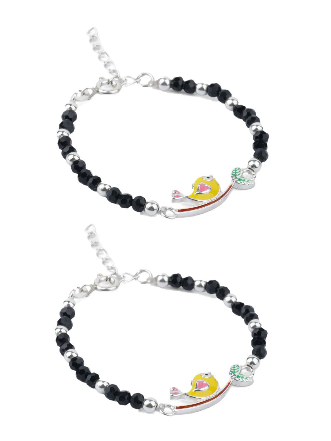 Paavni Kids Set of 2 Beaded 925 Sterling Silver Beaded Wraparound Nazariya Bracelets
Paavni Kids Set of 2 Beaded 925 Sterling Silver Beaded Wraparound Nazariya Bracelets