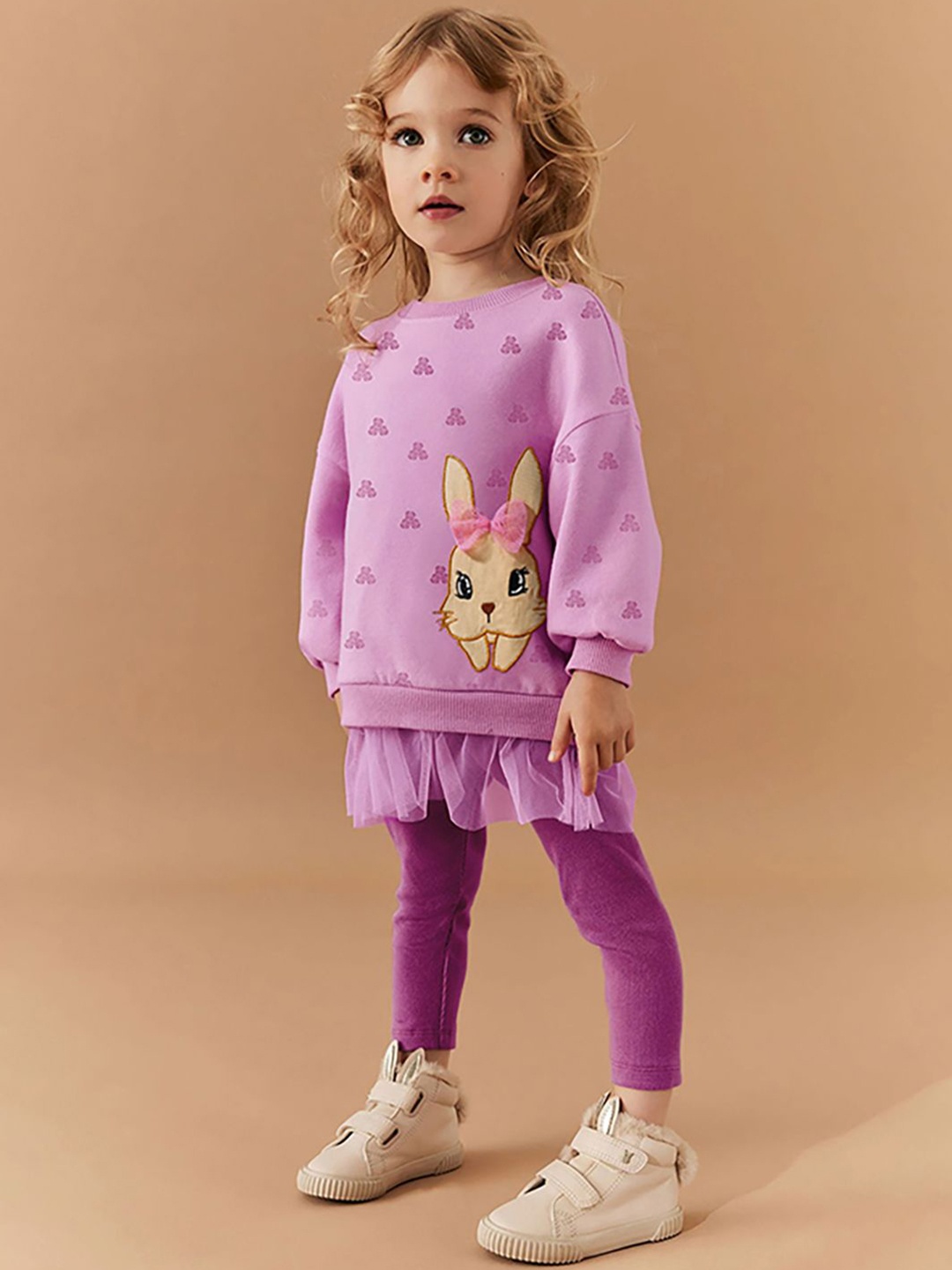JC SPARKLE Girls Floral Printed Drop Shoulder Pure Cotton Sweatshirt With Leggings, Purple
JC SPARKLE Girls Floral Printed Drop Shoulder Pure Cotton Sweatshirt With Leggings, Purple