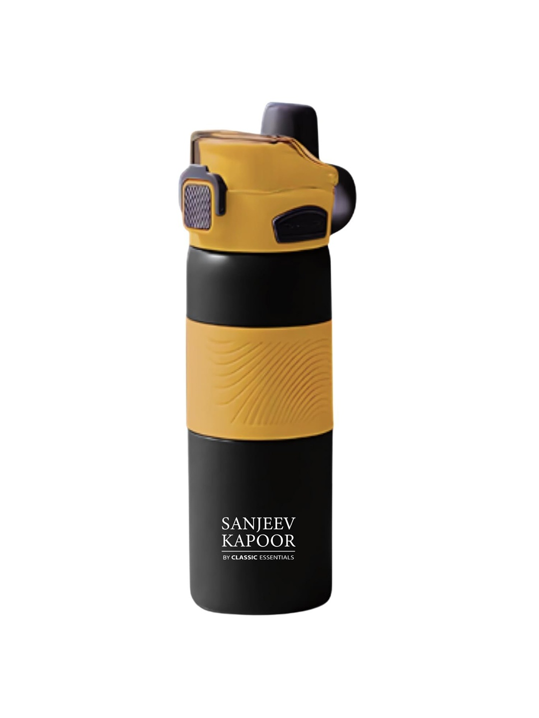Classic Essentials Black & Yellow Stainless Steel Solid Double Wall Vacuum Water Bottle
Classic Essentials Black & Yellow Stainless Steel Solid Double Wall Vacuum Water Bottle