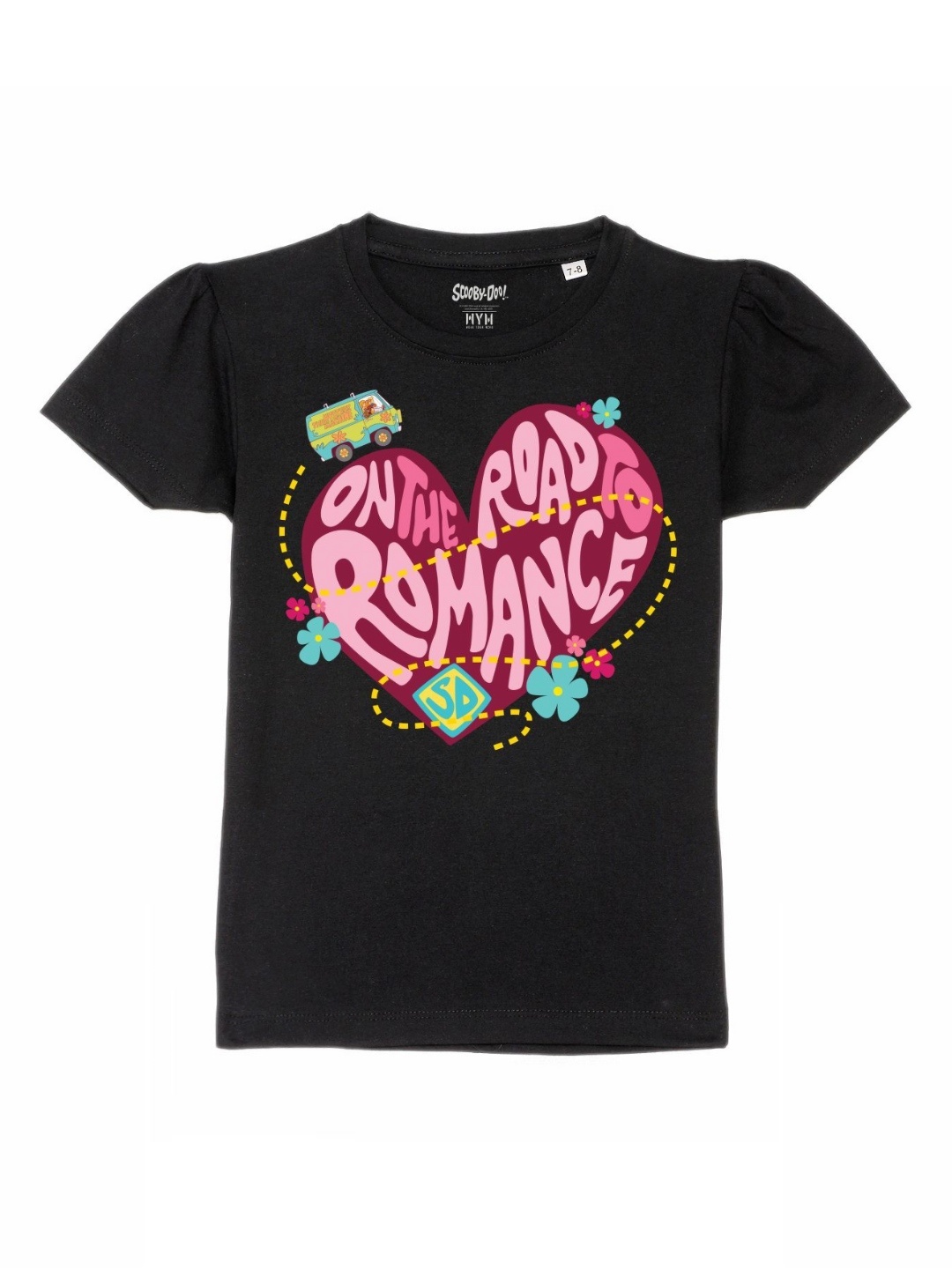 Wear Your Mind Girls Graphic Printed Round Neck Pure Cotton Scooby-Doo T-shirt, Black
Wear Your Mind Girls Graphic Printed Round Neck Pure Cotton Scooby-Doo T-shirt, Black
