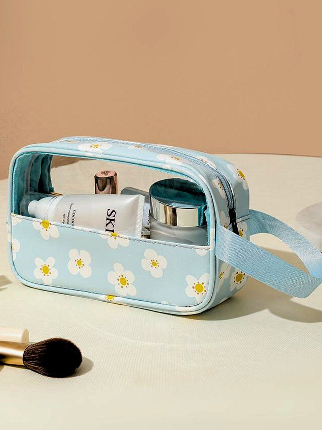 Tinker Squad Teens Girls Transparent Cosmetic Pouch Travel Accessory Blue Floral Print, Turquoise blue
Tinker Squad Teens Girls Transparent Cosmetic Pouch Travel Accessory Blue Floral Print, Turquoise blue