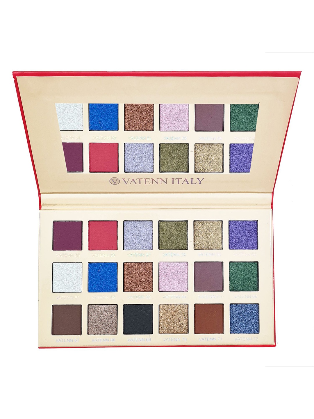 VATENN ITALY 18 Color Intense Pigmentation Eyeshadow Palette - 30 g - Kiss Me - 1414, Multi
VATENN ITALY 18 Color Intense Pigmentation Eyeshadow Palette - 30 g - Kiss Me - 1414, Multi