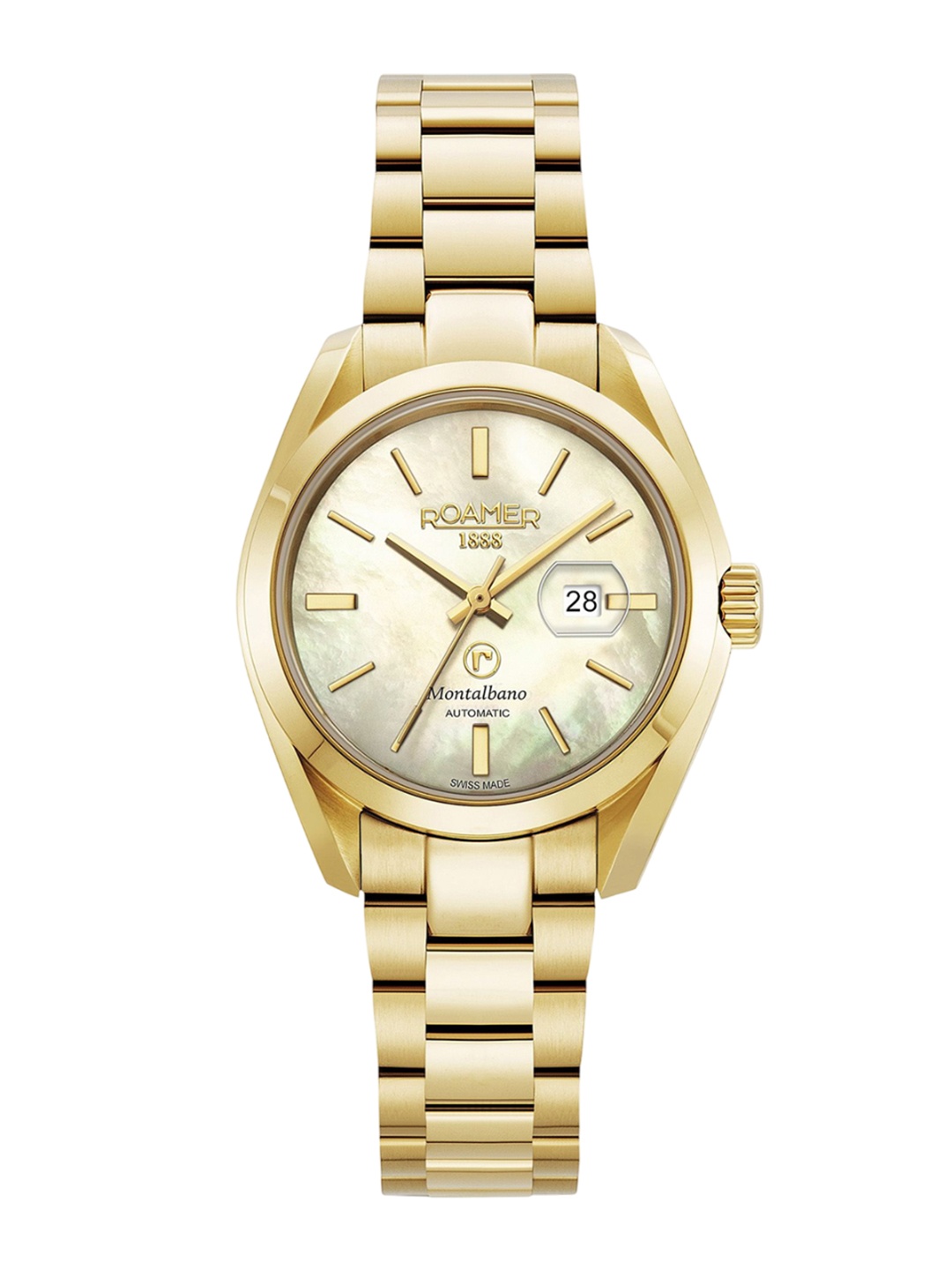 ROAMER Women Dial & Stainless Steel Straps Analogue Motion Powered Watch 996990 48 30 20, Gold
ROAMER Women Dial & Stainless Steel Straps Analogue Motion Powered Watch 996990 48 30 20, Gold