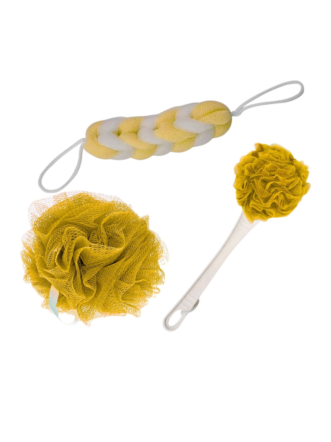 CareDone Set Of 3 Large Bath Loofah Sponge Scrubber Exfoliator For High Lather Cleansing, Yellow
CareDone Set Of 3 Large Bath Loofah Sponge Scrubber Exfoliator For High Lather Cleansing, Yellow