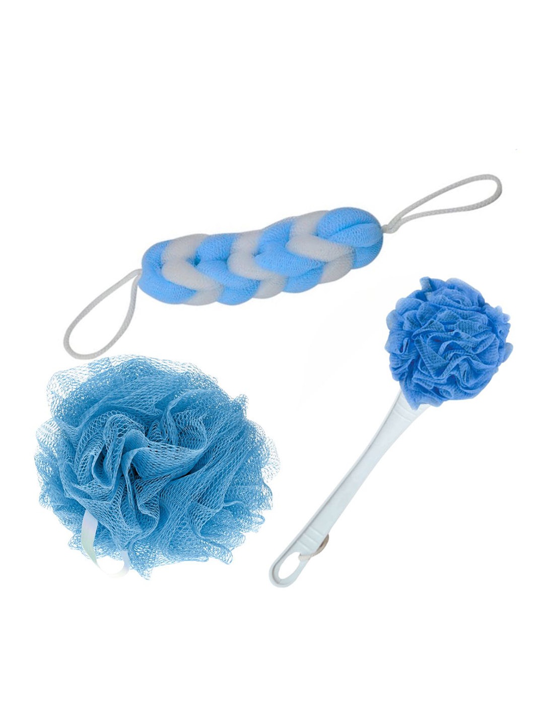 CareDone Set Of 3 Large Bath Loofah Sponge Scrubber Exfoliator For High Lather Cleansing, Blue
CareDone Set Of 3 Large Bath Loofah Sponge Scrubber Exfoliator For High Lather Cleansing, Blue