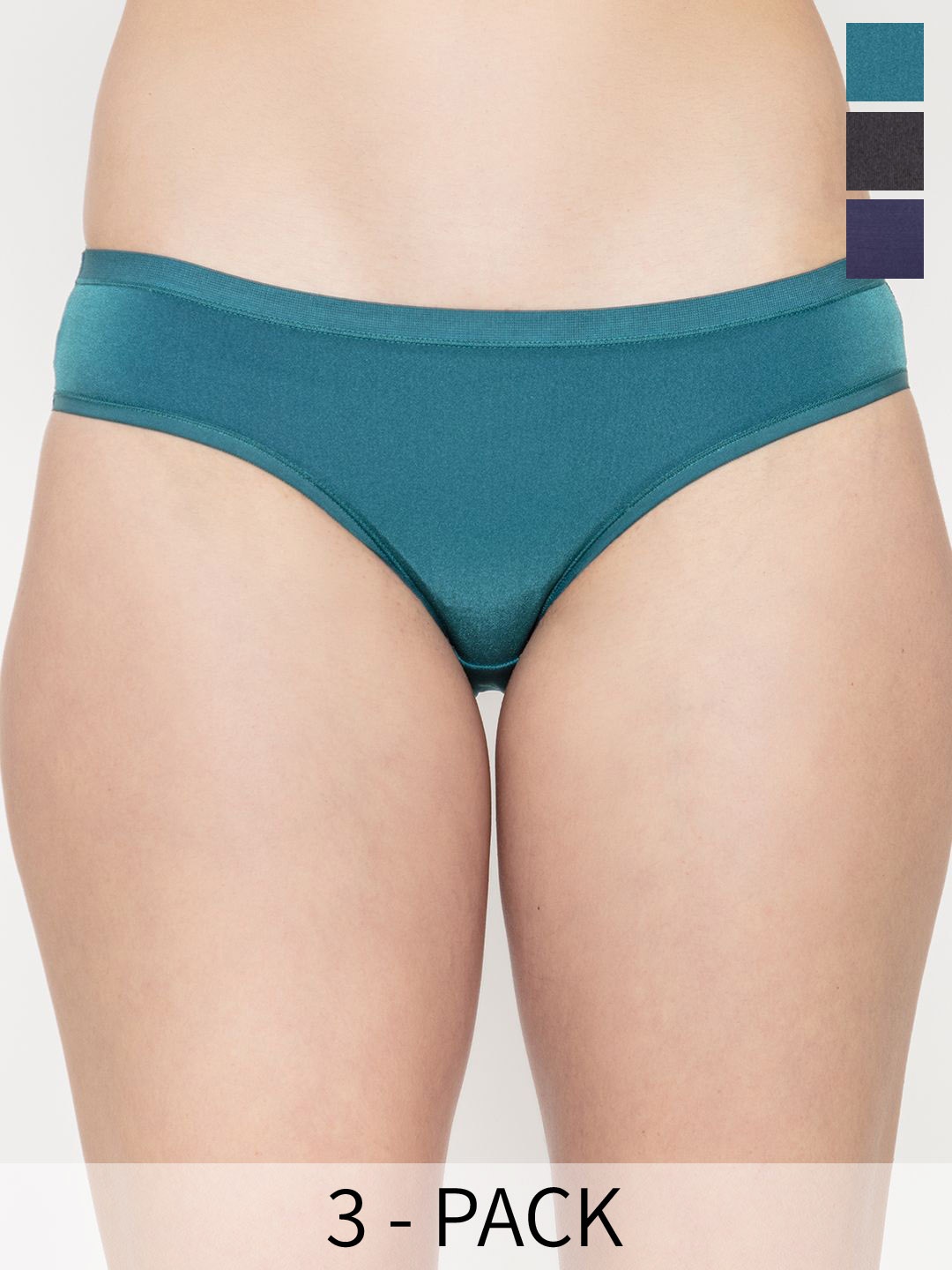 B'ZAR Pack of 3 Anti Microbial Low Waist Bikini Briefs-BZP9002-Pea-Blk-Navy, Green
B'ZAR Pack of 3 Anti Microbial Low Waist Bikini Briefs-BZP9002-Pea-Blk-Navy, Green